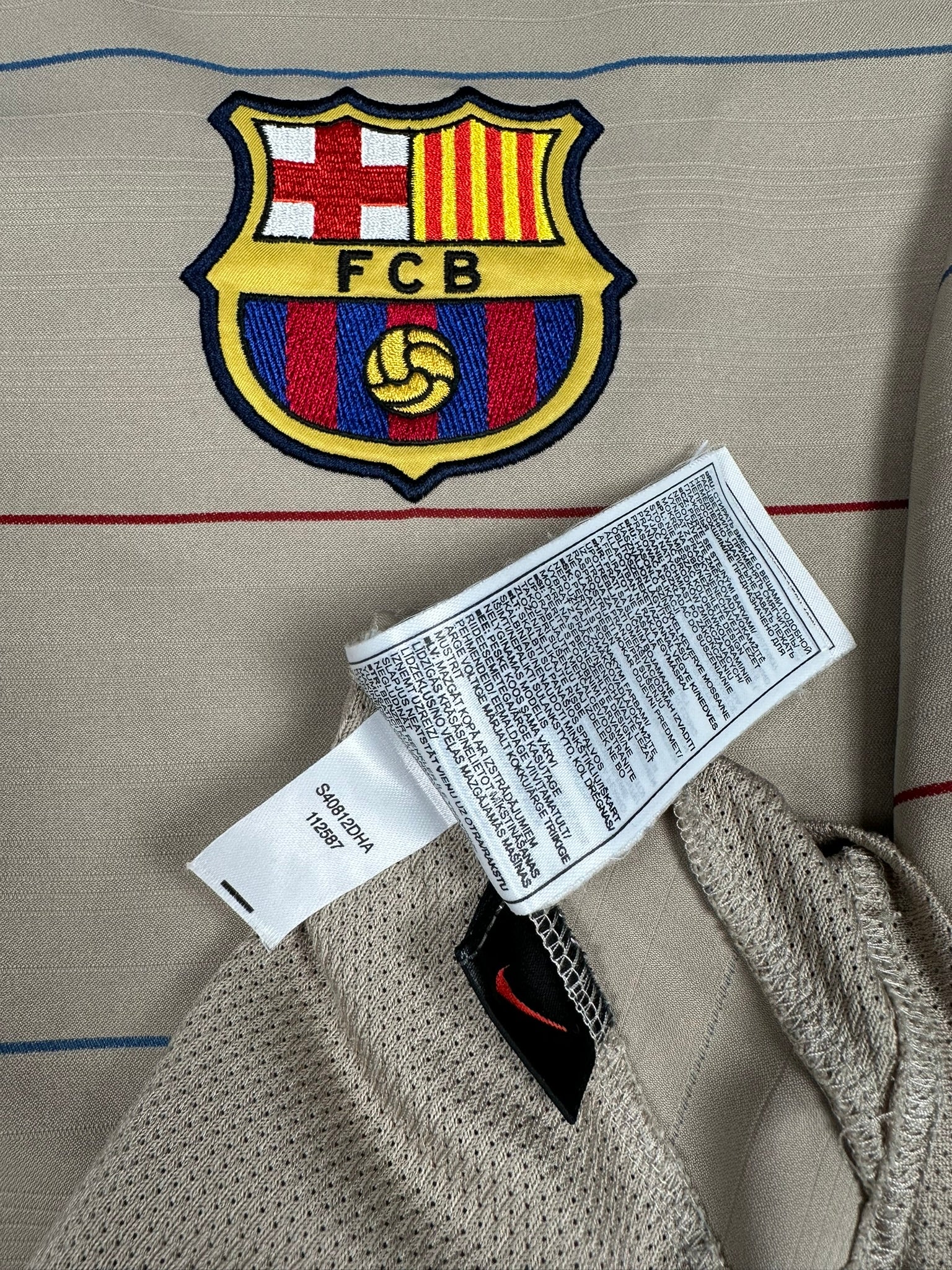 Barcelona 2003-04 "Ronaldinho" Auswärts Trikot L nike