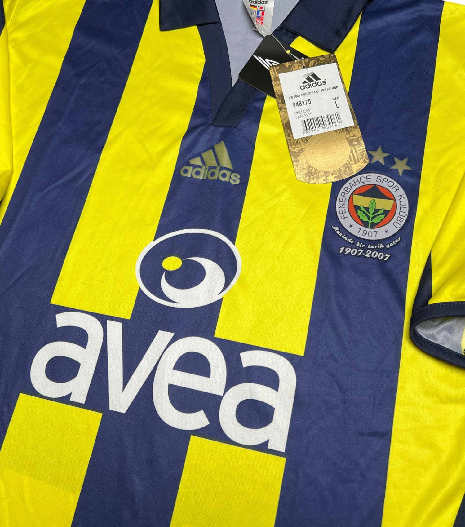 Fenerbahce 2006-07 "Alex de Souza" Heim Trikot (L) adidas