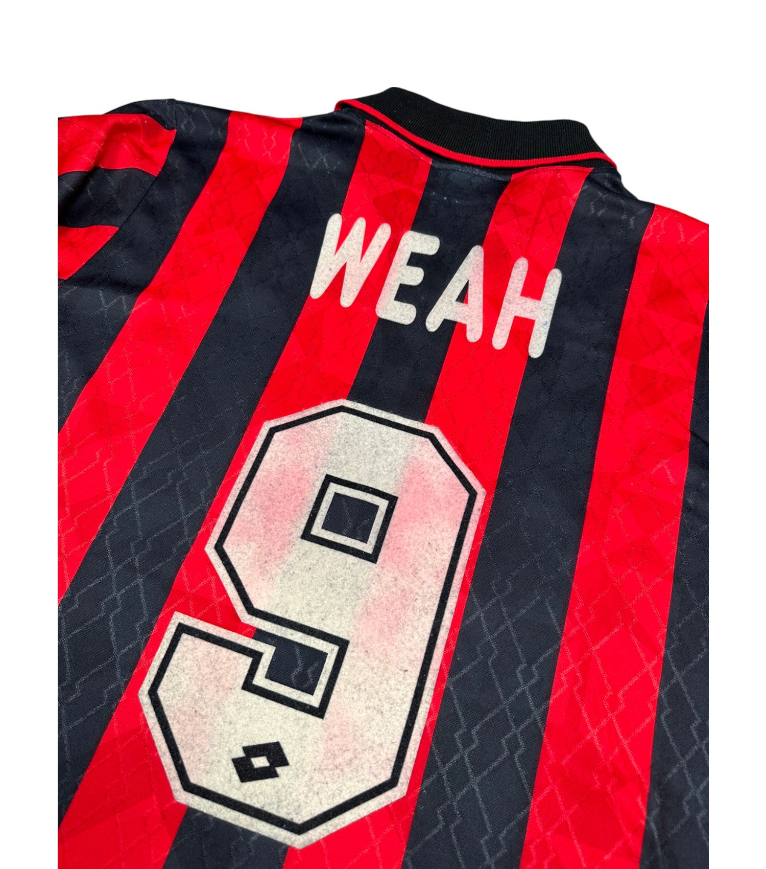 AC Mailand 1995-96 "Weah" Heim Trikot M lotto