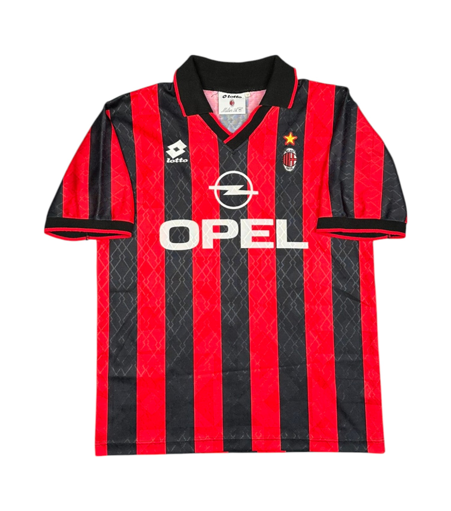 AC Mailand 1995-96 "Weah" Heim Trikot M lotto
