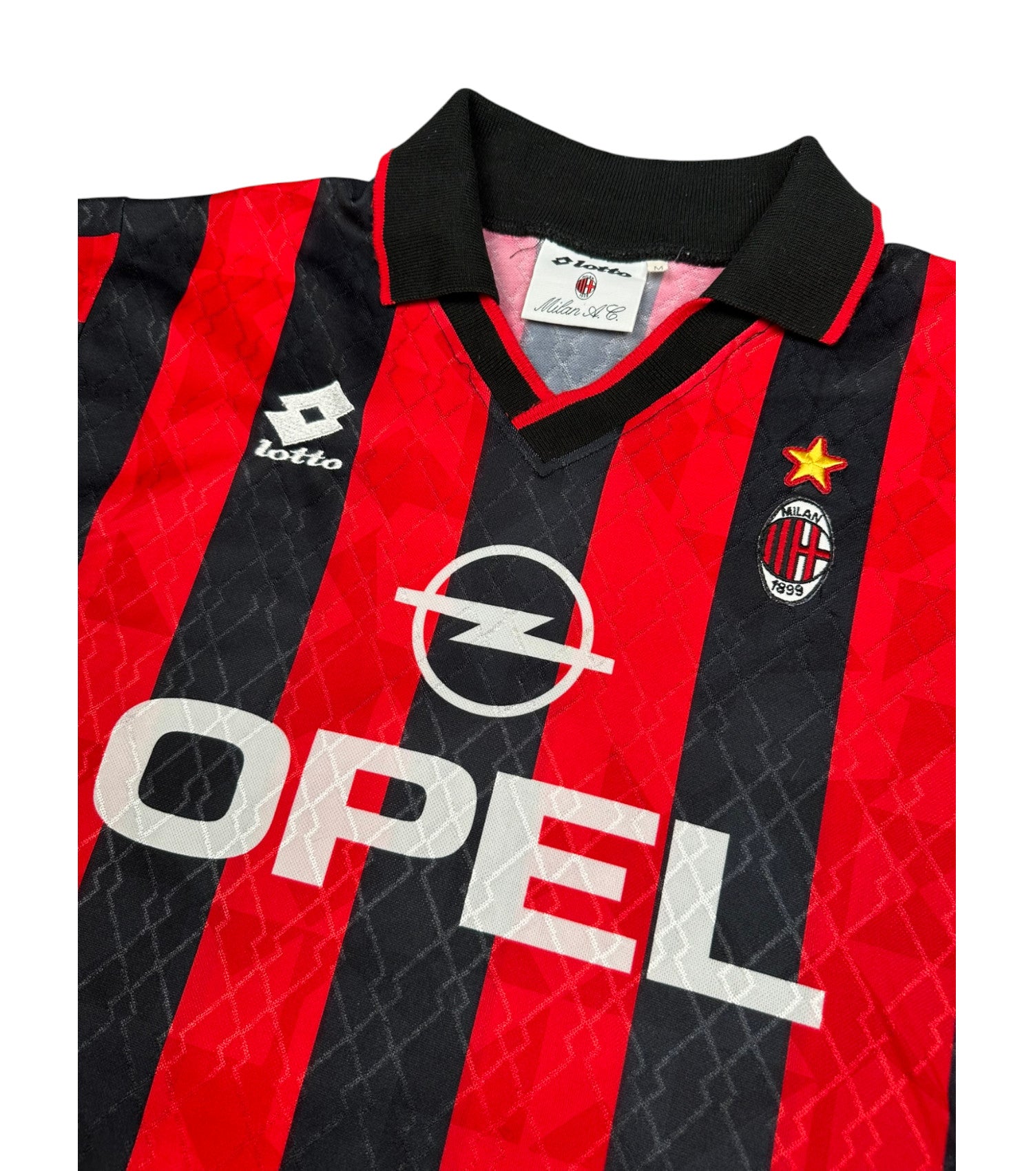 AC Mailand 1995-96 "Weah" Heim Trikot M lotto