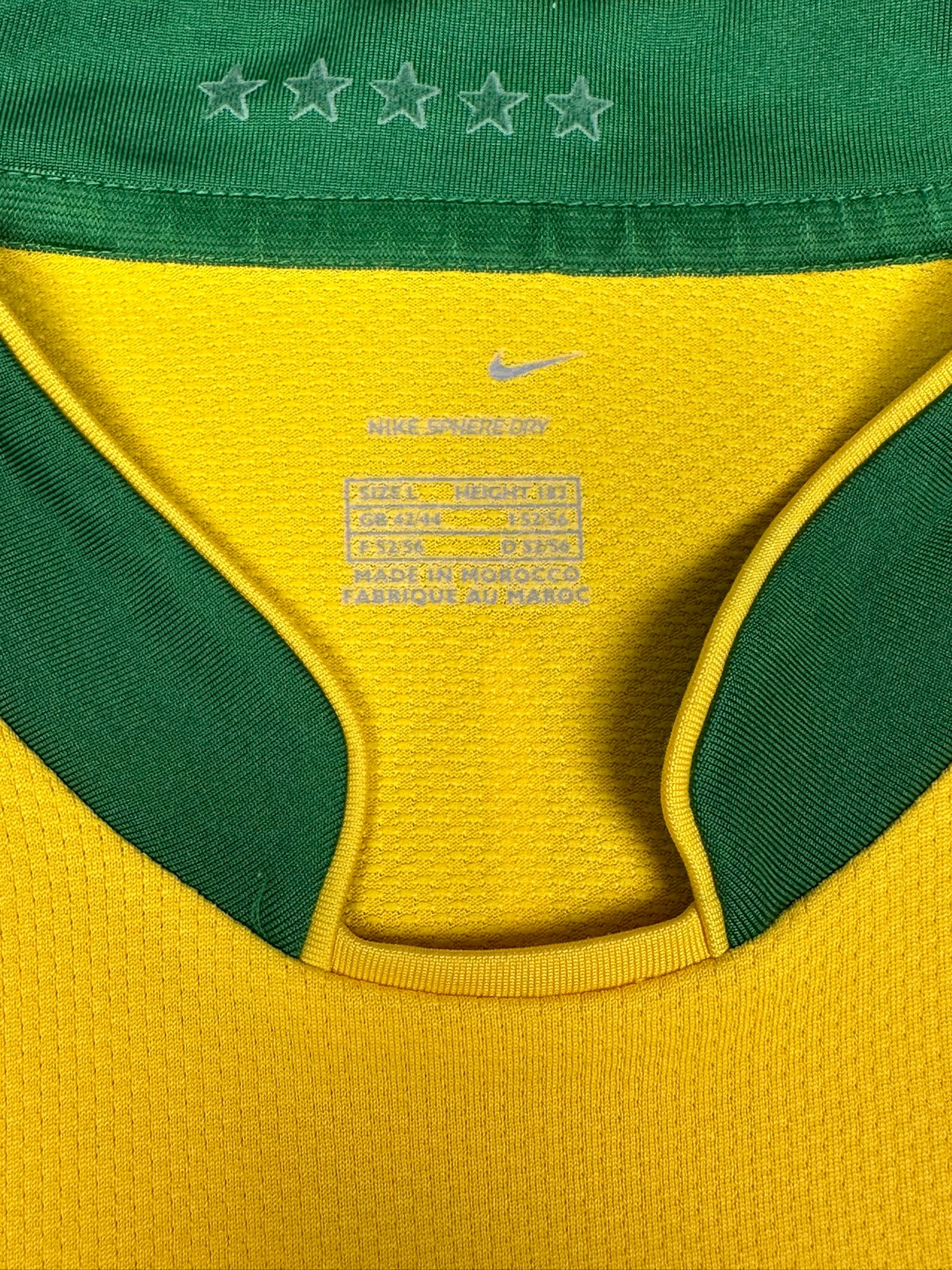 Brasilien 2006-08 "Ronaldinho" Heim Trikot L nike