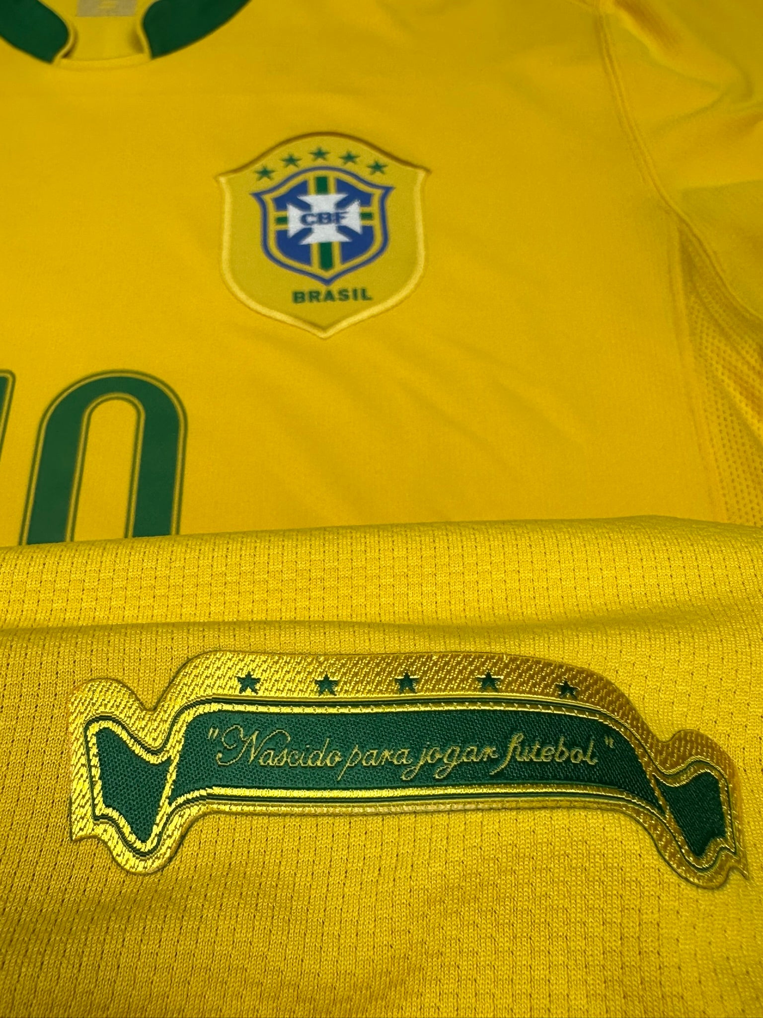 Brasilien 2006-08 "Ronaldinho" Heim Trikot L nike