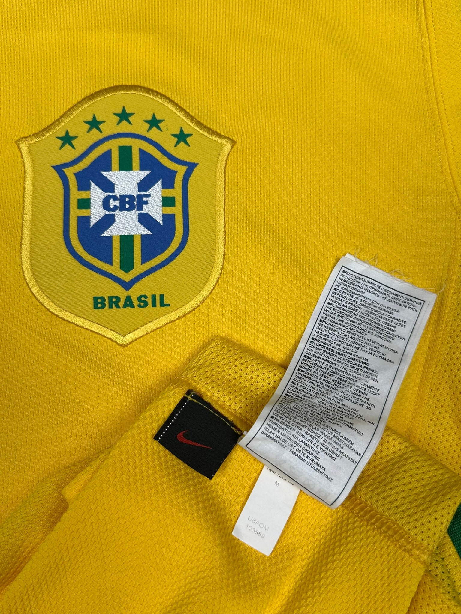 Brasilien 2006-08 "Ronaldinho" Heim Trikot L nike
