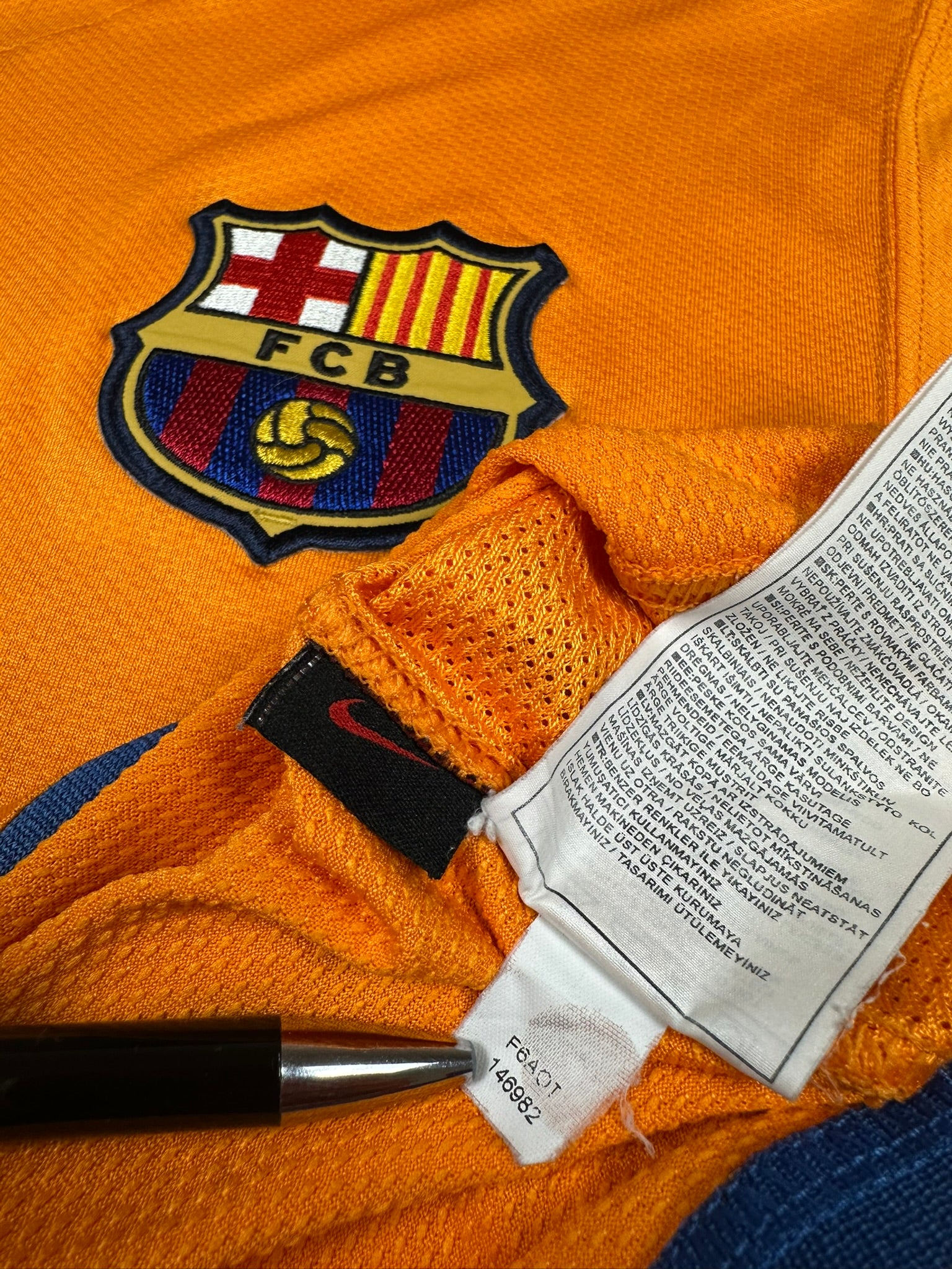 Barcelona 2006-07 Auswärts Trikot M nike