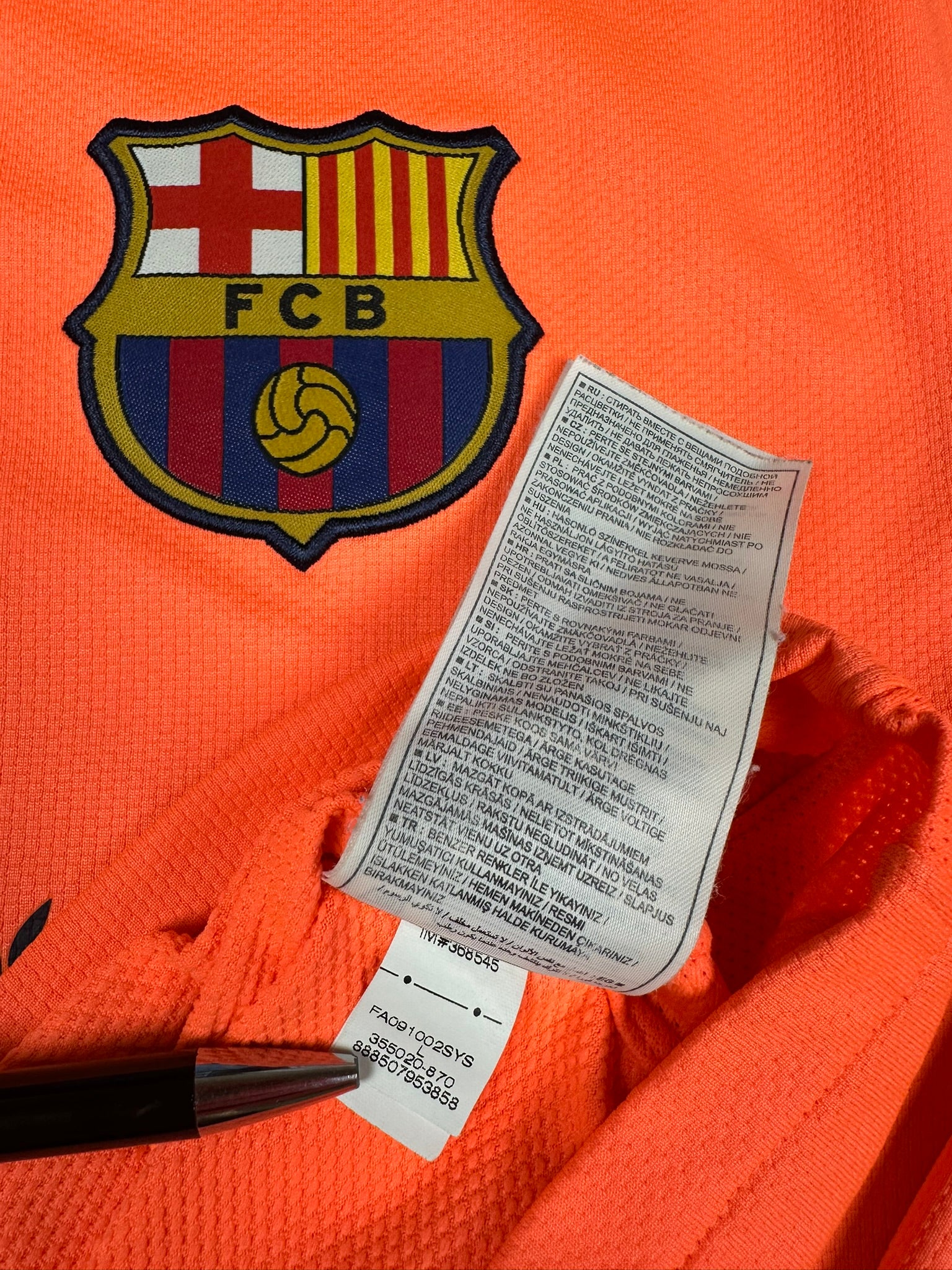 Barcelona 2009-10 "Messi" Auswärts Trikot L nike