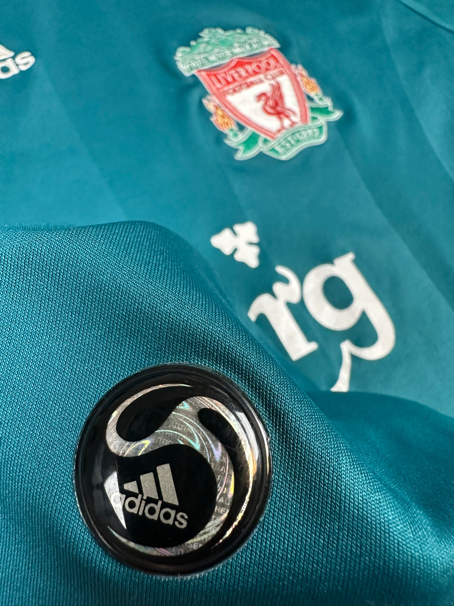 Liverpool 2008-09 "Gerrard" Drittes Trikot XL adidas