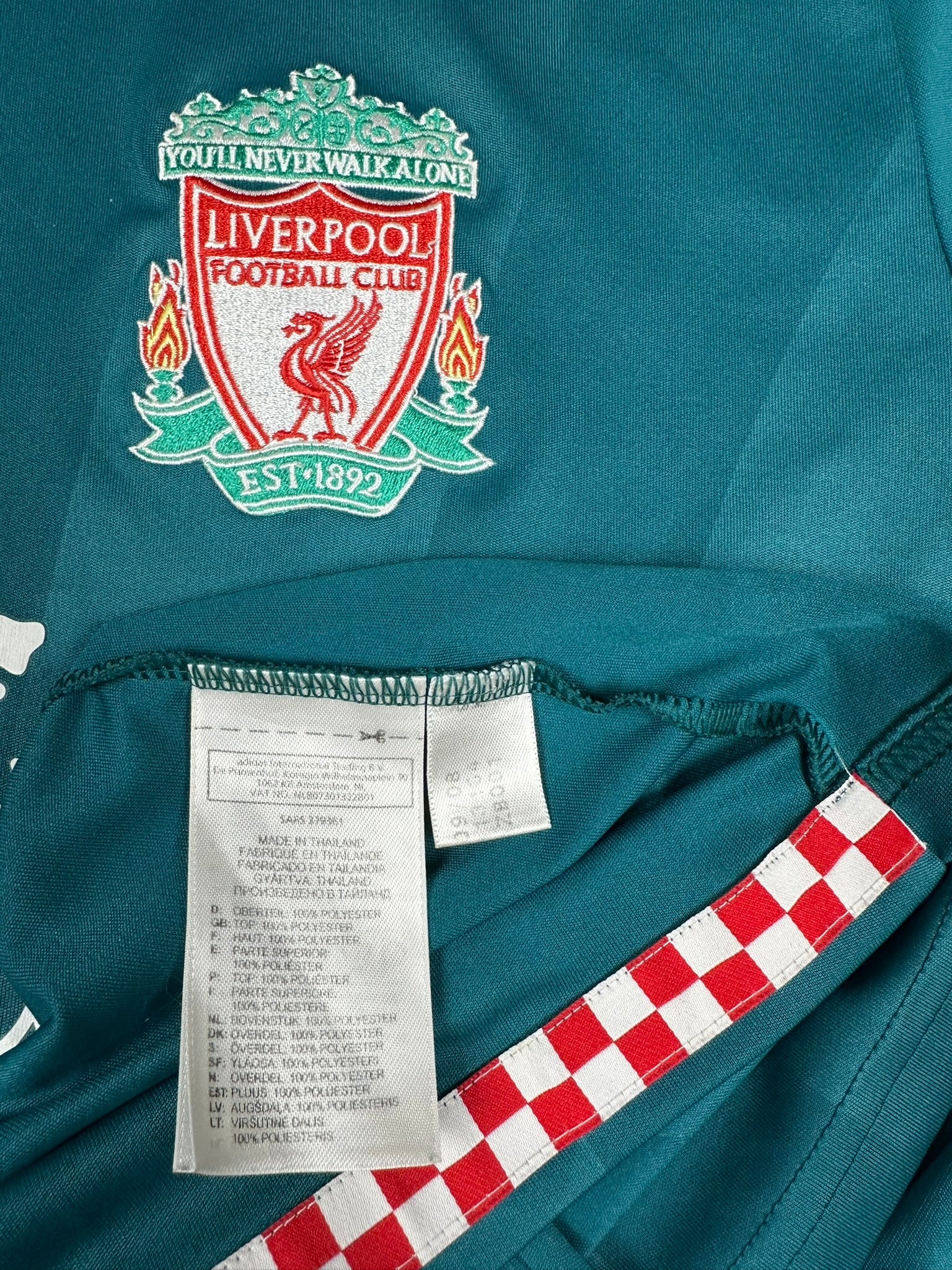 Liverpool 2008-09 "Gerrard" Drittes Trikot XL adidas