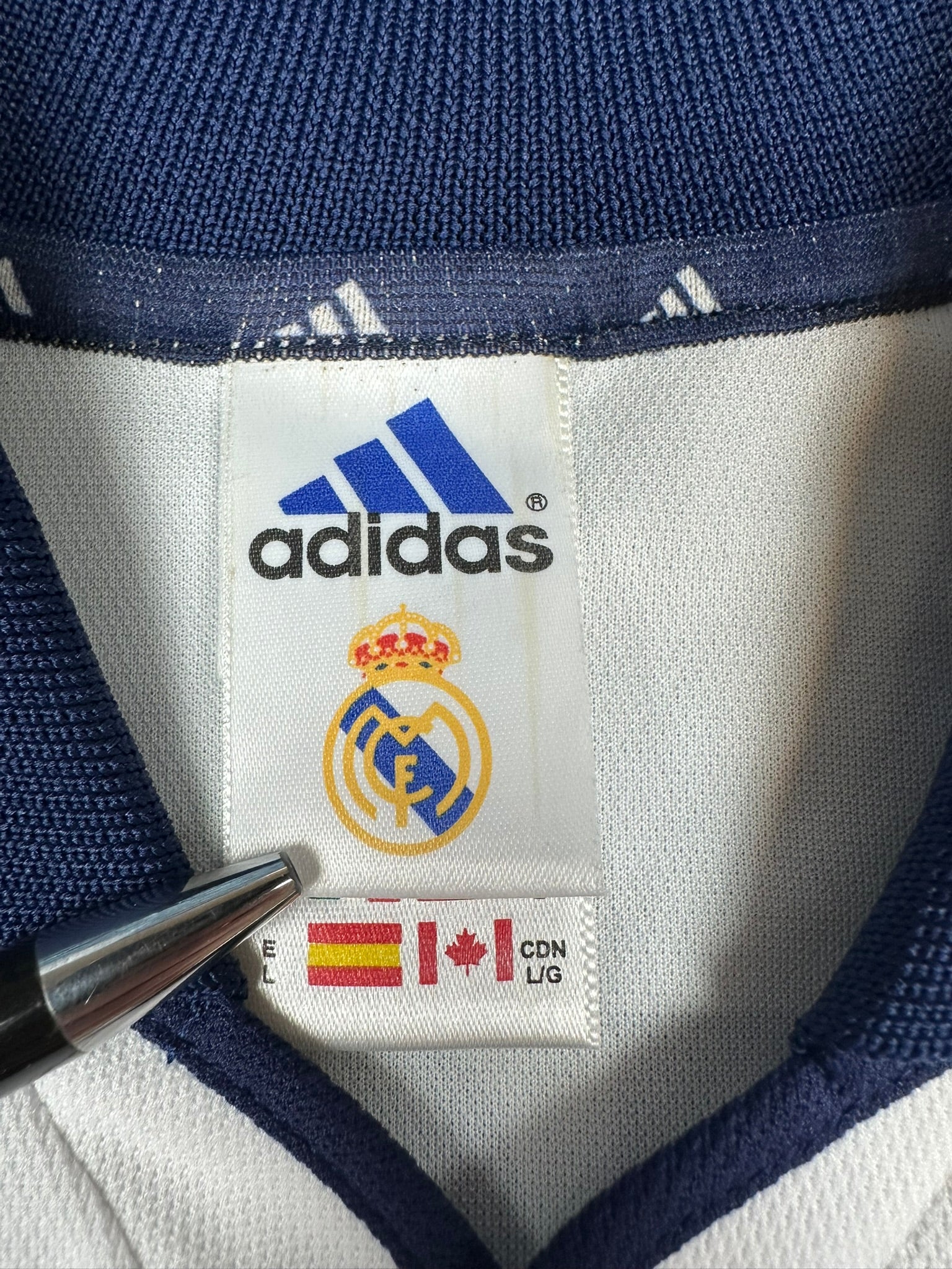 Real Madrid 2000-01 "Figo" Heim Trikot L adidas