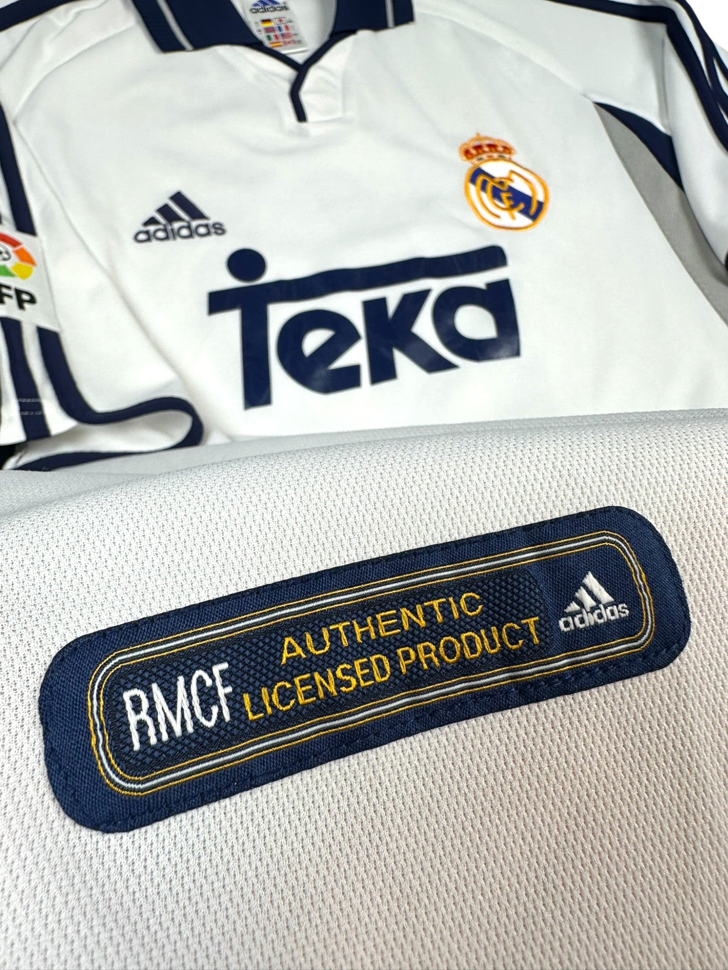 Real Madrid 2000-01 "Figo" Heim Trikot L adidas