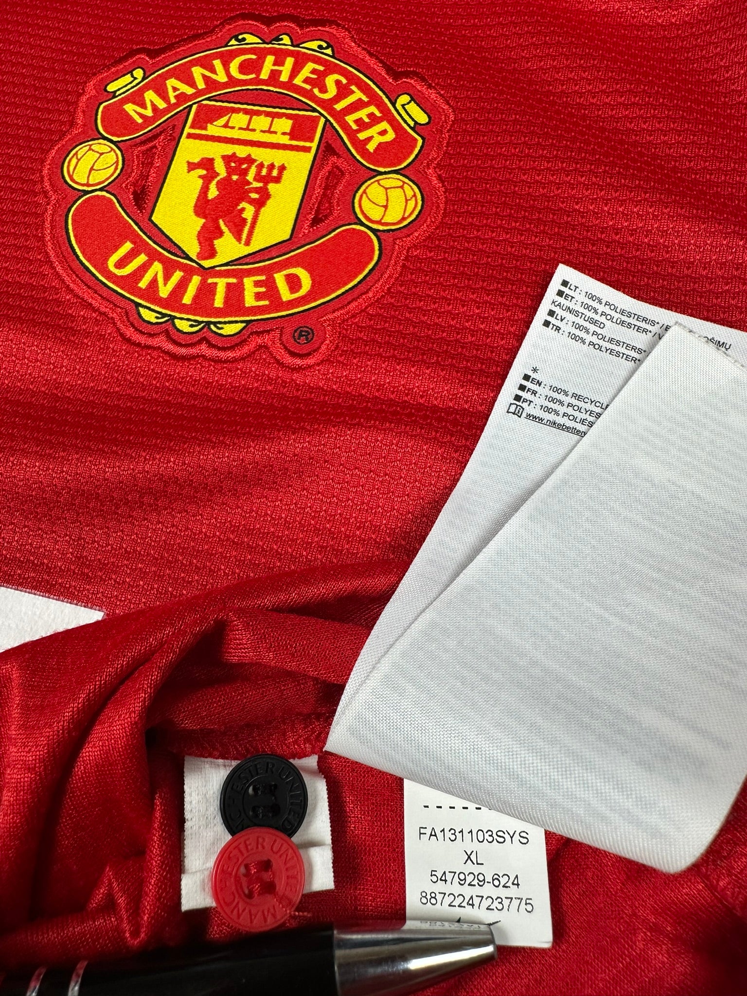 Manchester United 2013-14 "Van Persie" Heim Trikot XL nike