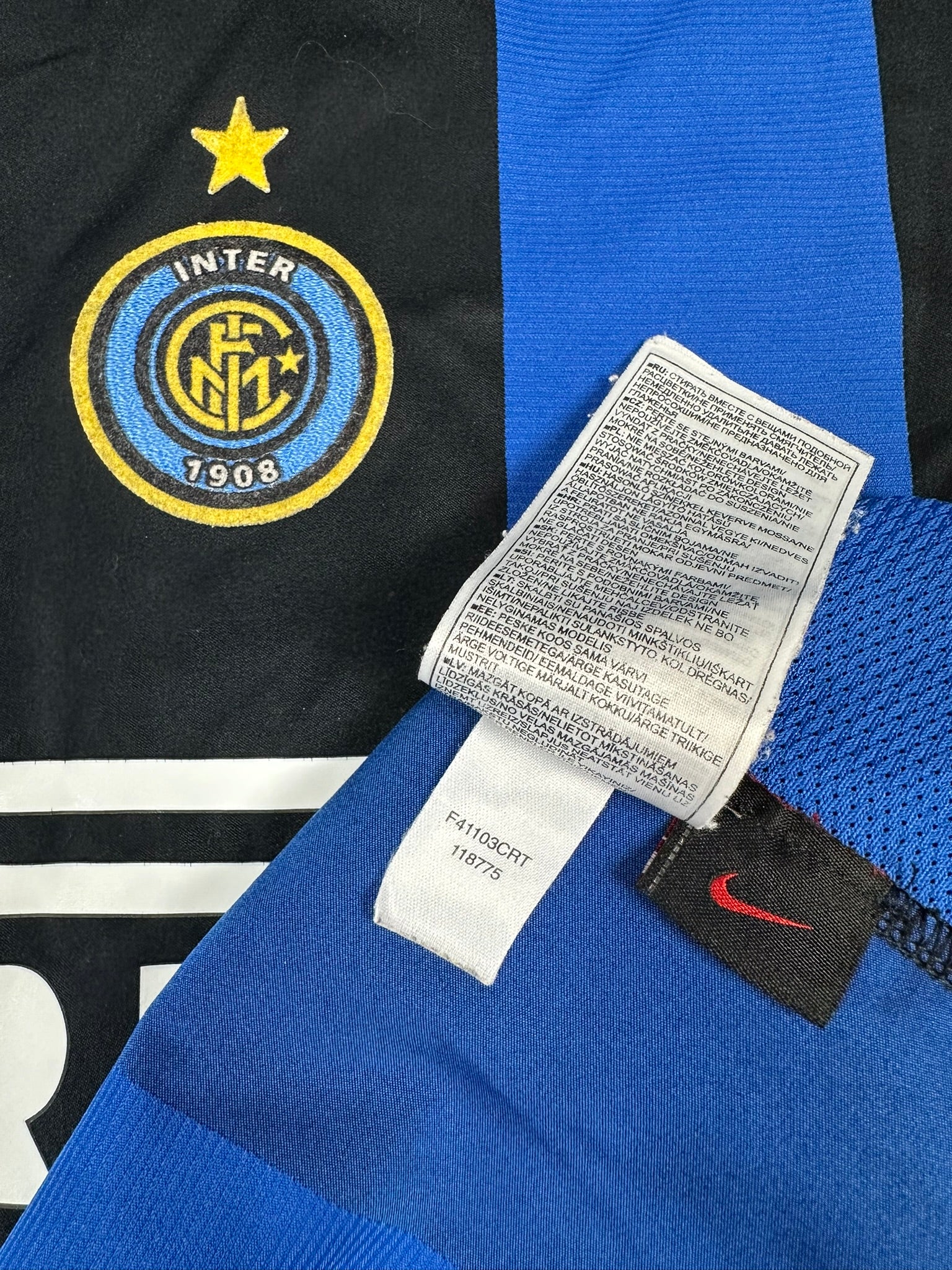 Inter Mailand 2004-05 "Adriano" Heim Trikot XL nike