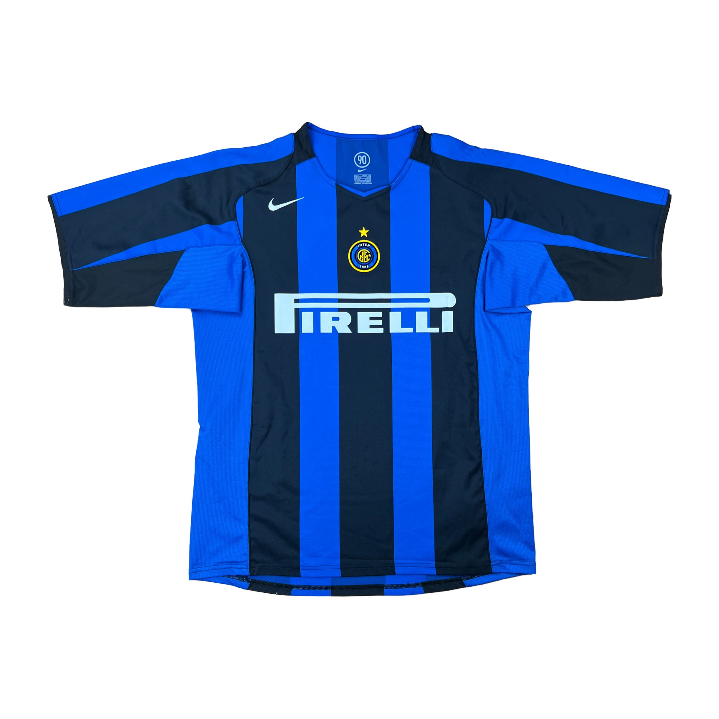 Inter Mailand 2004-05 "Adriano" Heim Trikot L nike total 90