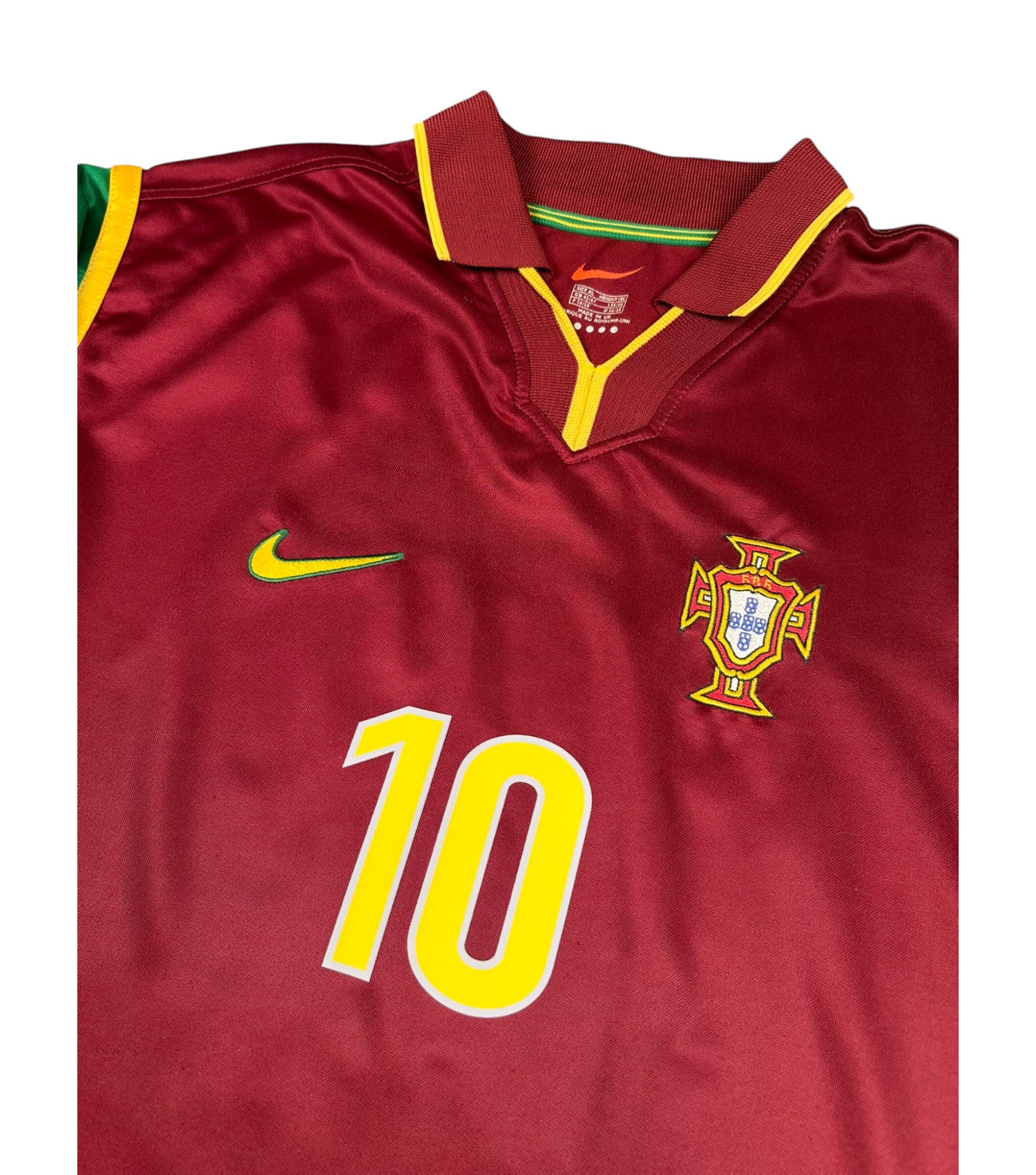 Portugal 1998-00 "Rui Costa" Heim Trikot XL nike