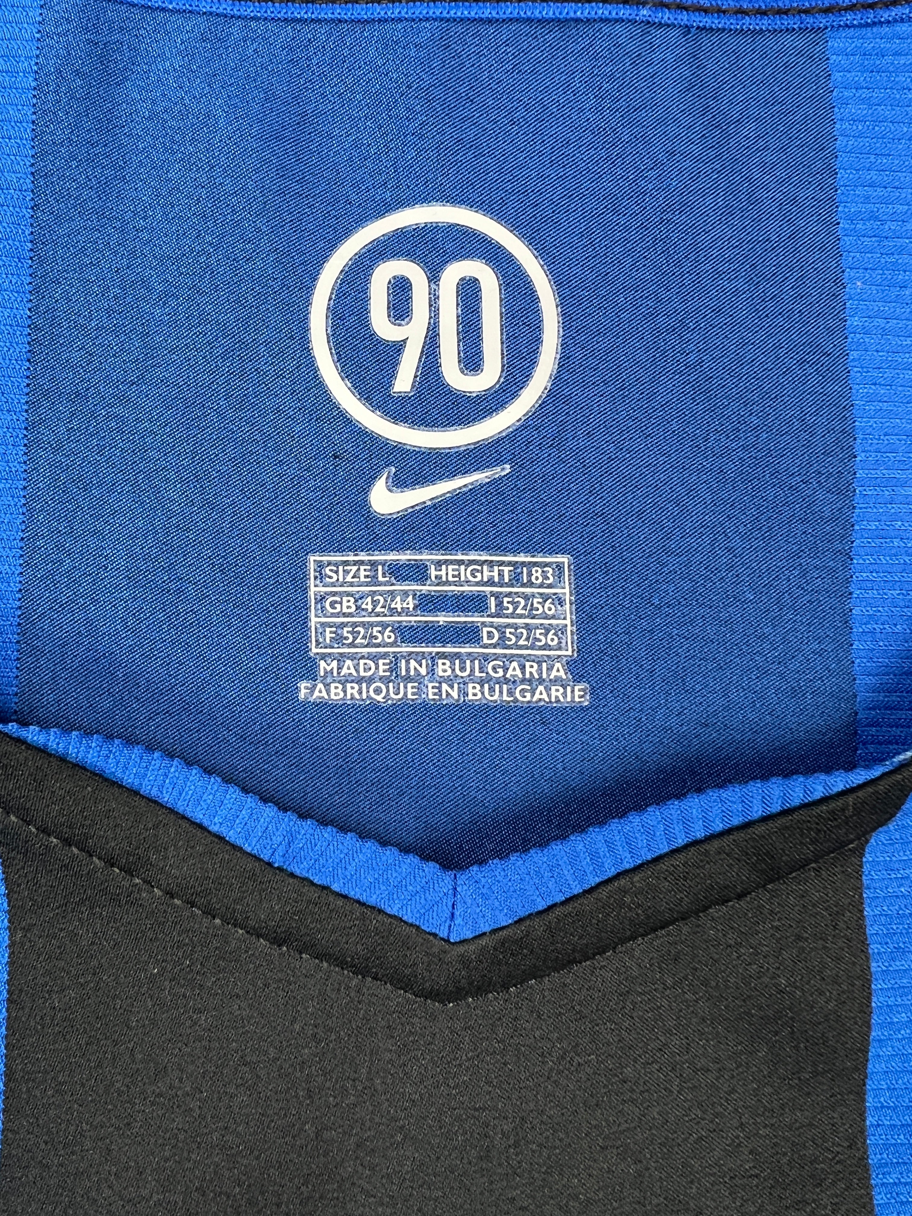 Inter Mailand 2004-05 "Adriano" Heim Trikot L nike total 90