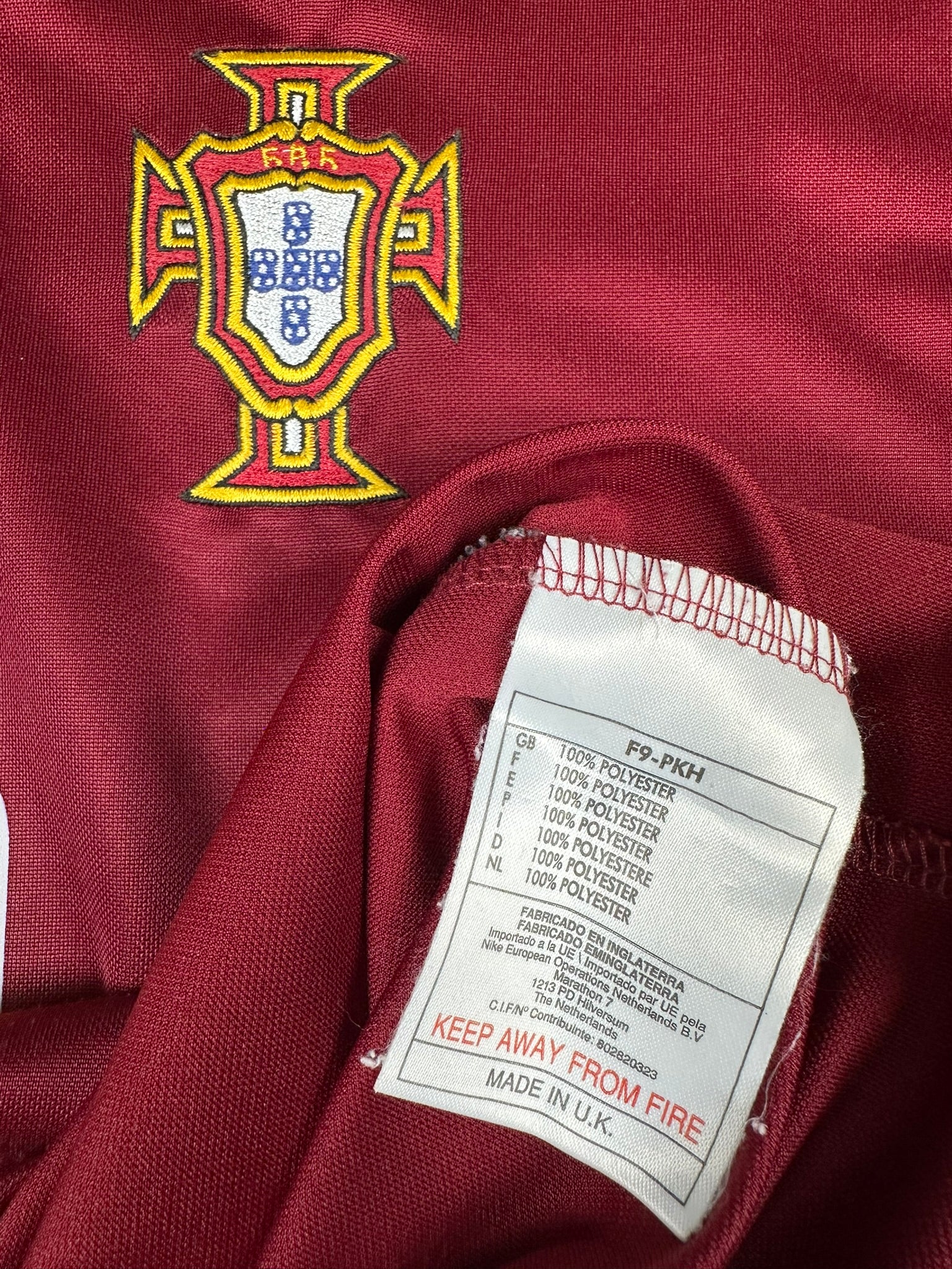 Portugal 1998-00 "Rui Costa" Heim Trikot XL nike