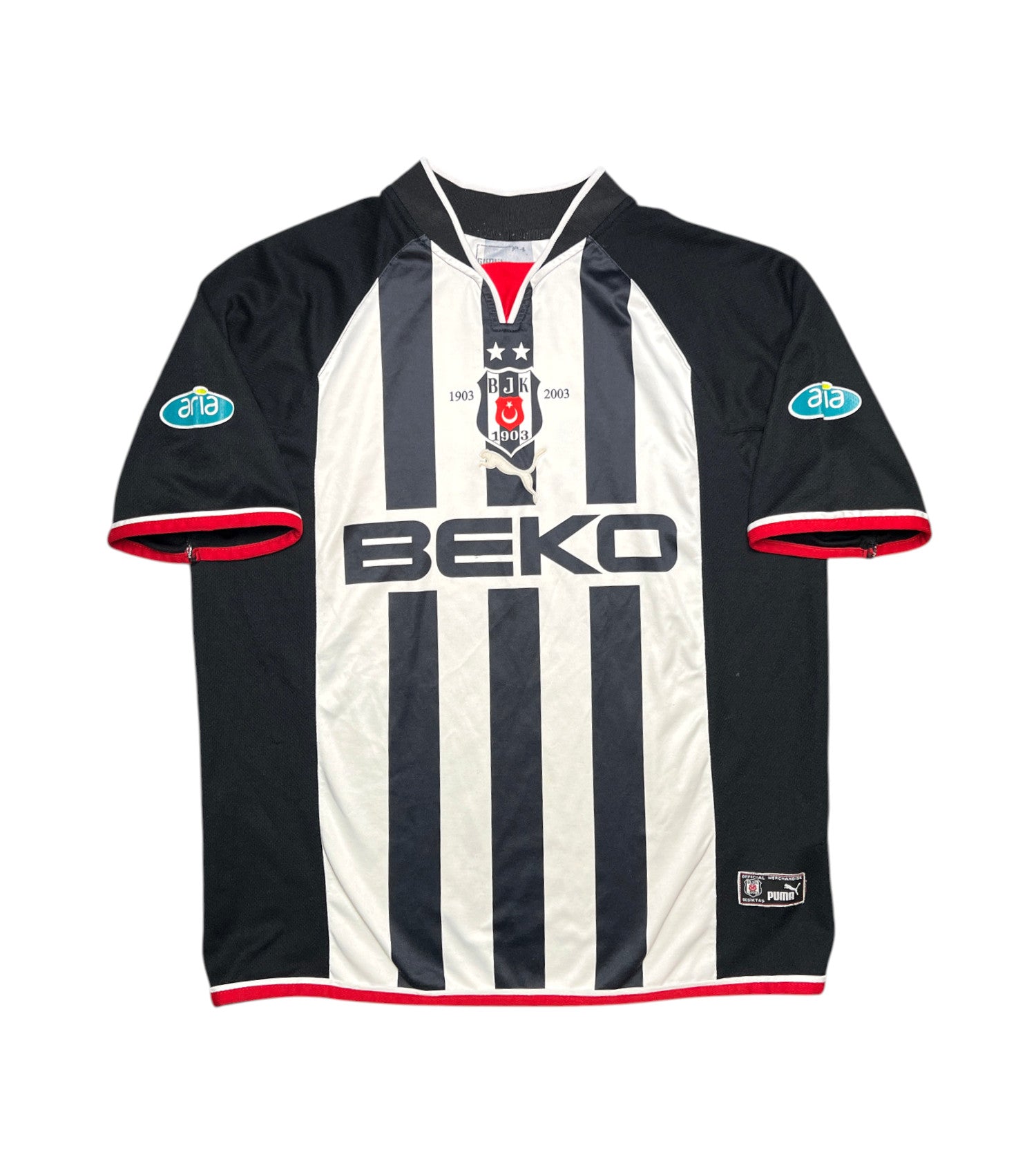 Besiktas 2002-03 "Sergen" Heim Trikot (L) puma