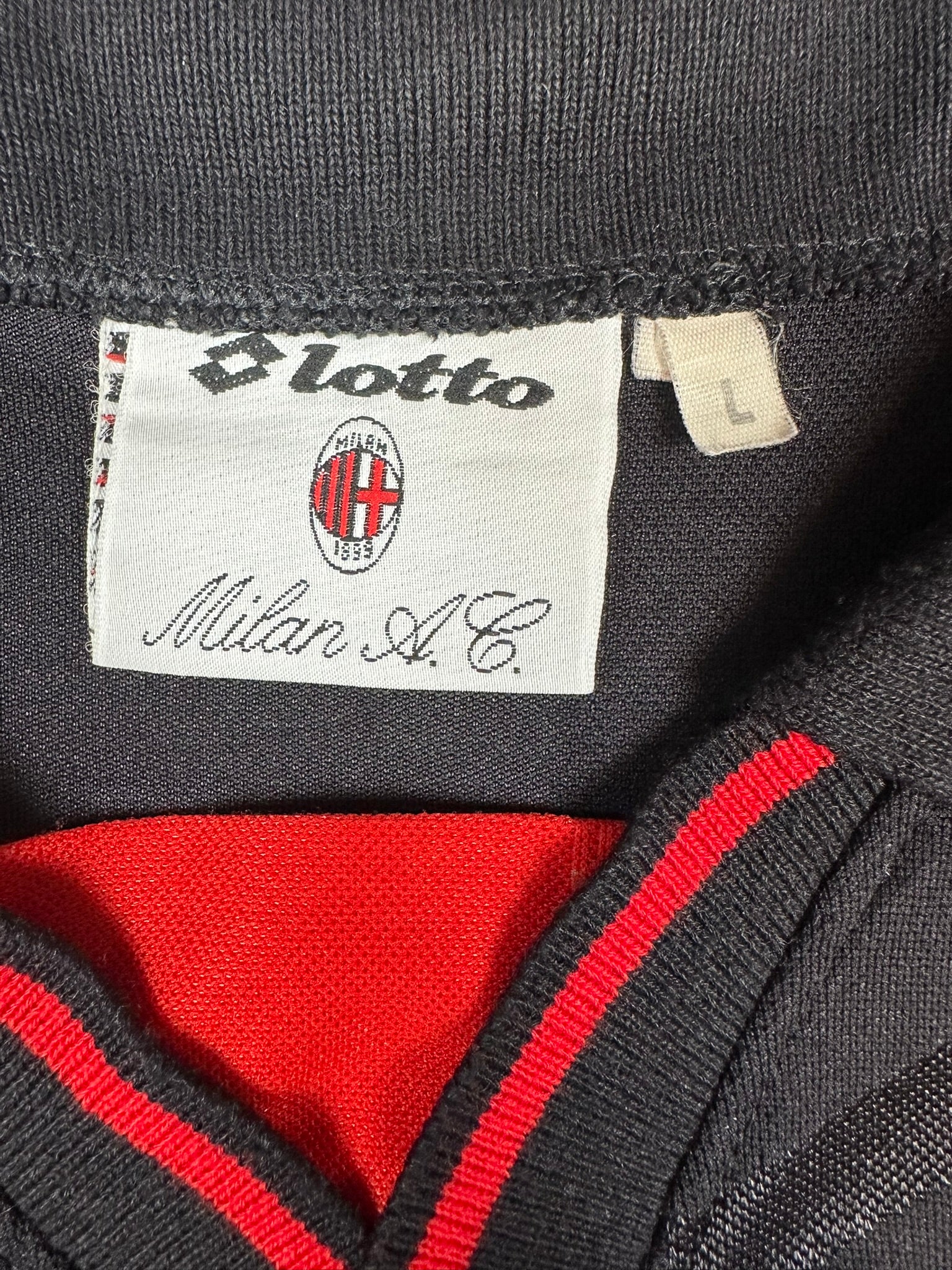 AC Mailand 1996-97 "Weah" Viertes Trikot L lotto