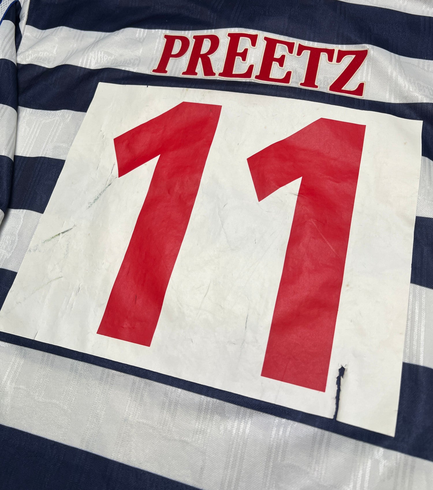 Hertha BSC 1998-99 "Preetz" Heim Trikot (XL) adidas