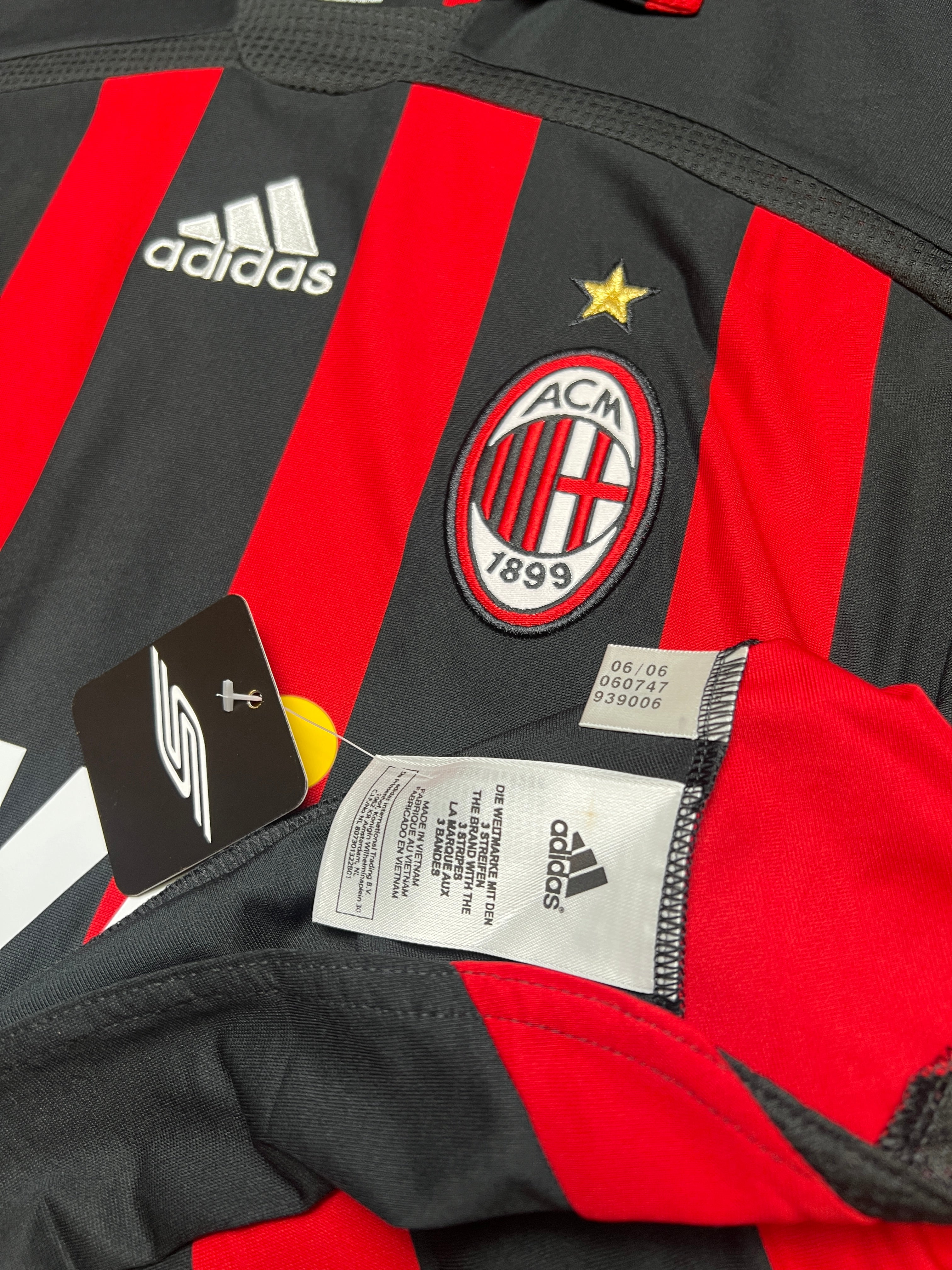 AC Mailand 2006-07 "Inzaghi" Heim Trikot (XL) adidas