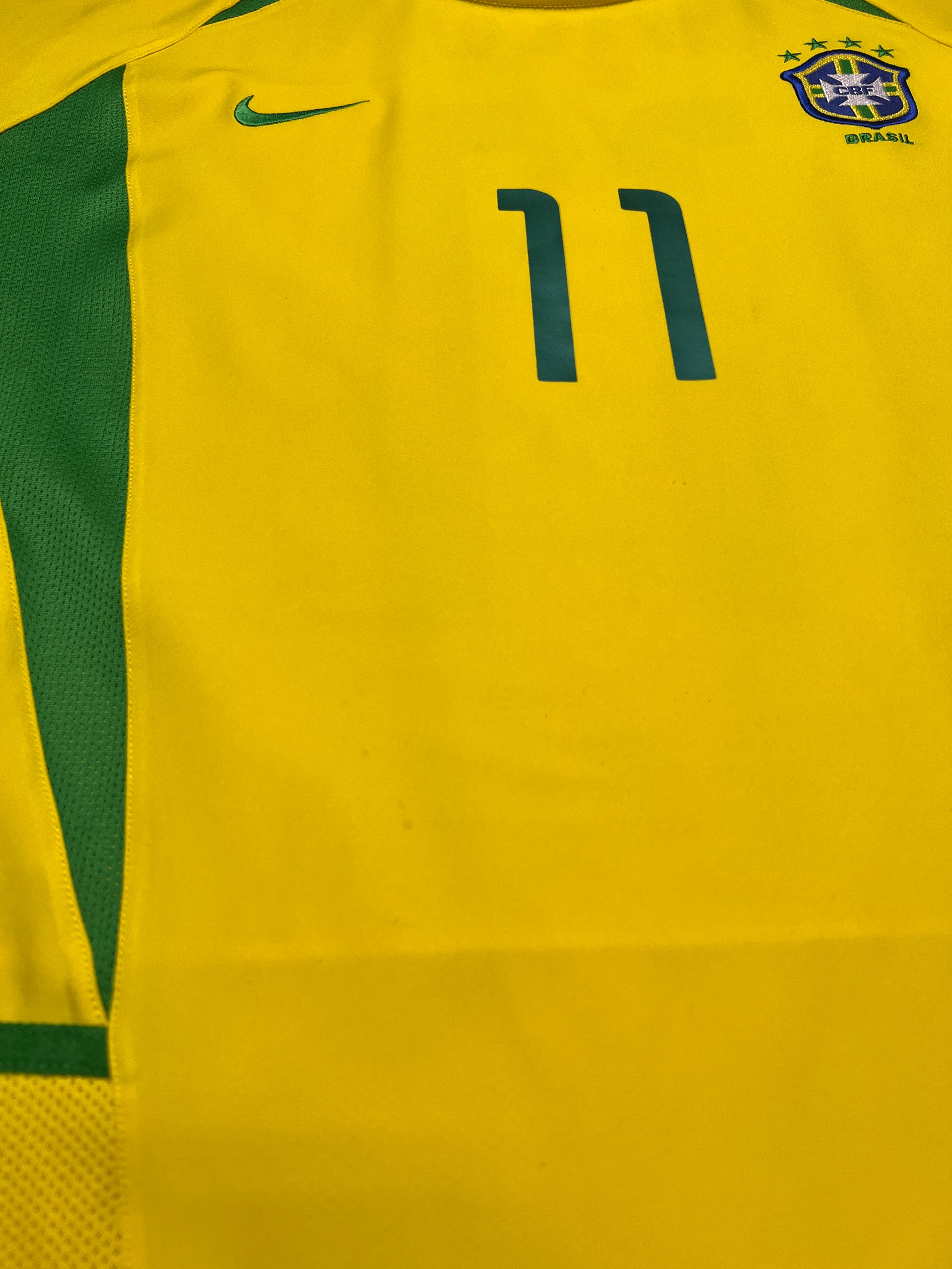 Brasilien 2002-04 "Ronaldinho" Heim Trikot (L) nike
