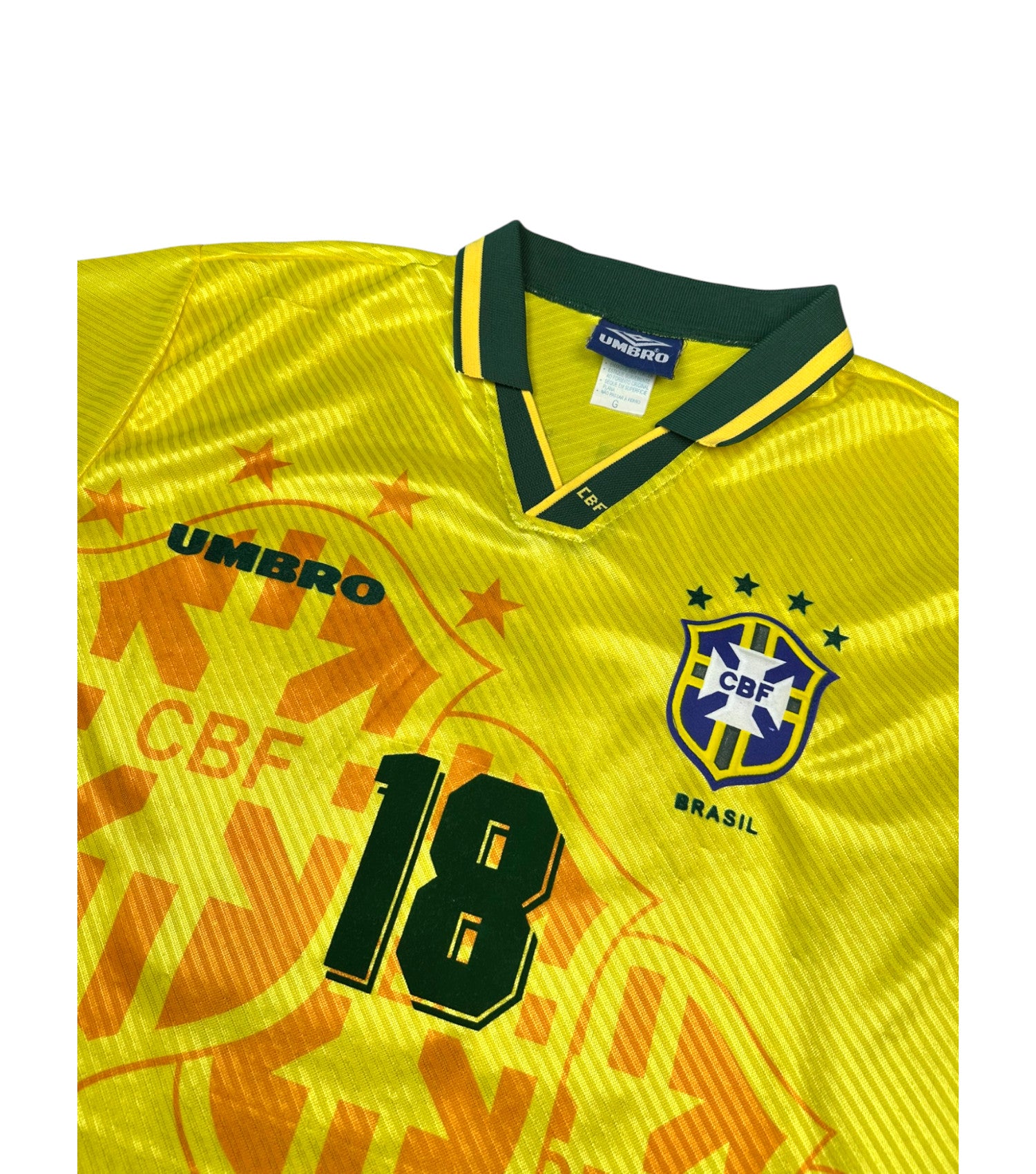 Brasilien 1995-96 "Ronaldo" Heim Trikot L umbro