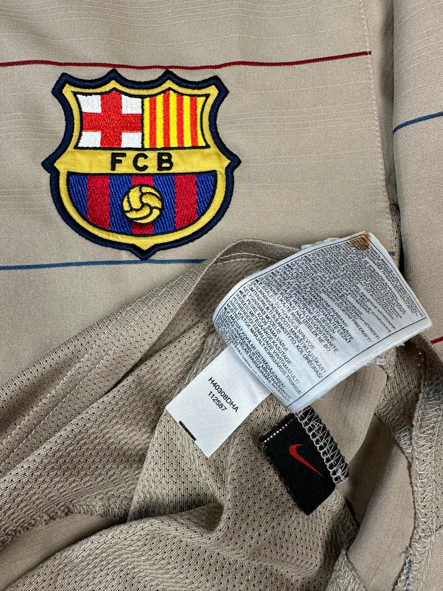 Barcelona 2003-04 "Ronaldinho" Auswärts Trikot L nike