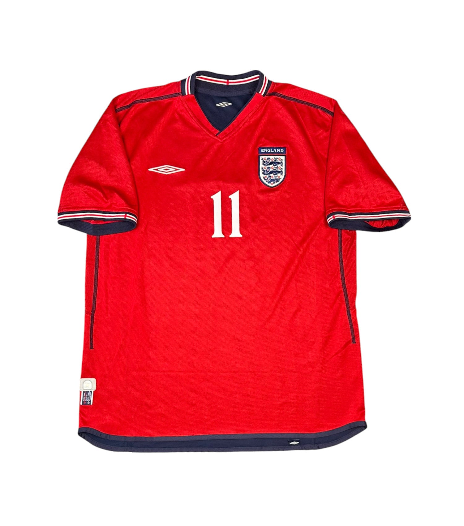 England 2002-04 "Heskey" Auswärts Trikot umbro
