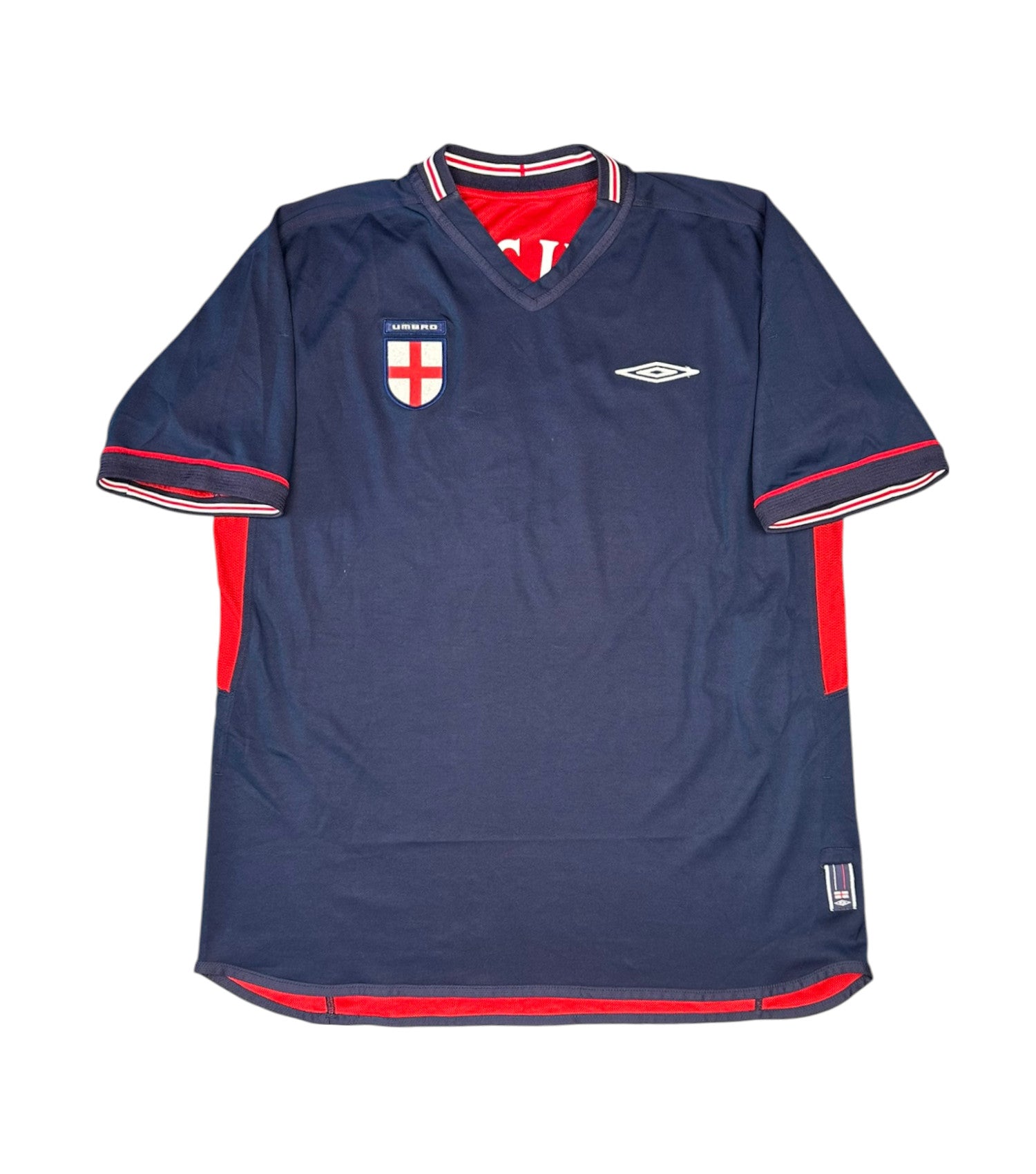 England 2002-04 "Heskey" Auswärts Trikot umbro
