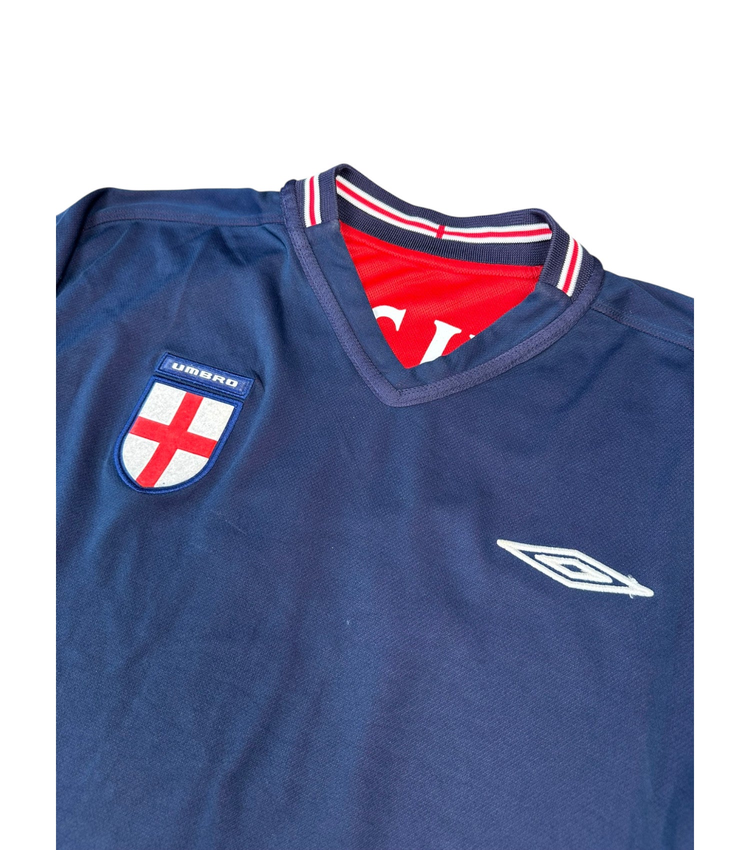 England 2002-04 "Heskey" Auswärts Trikot umbro