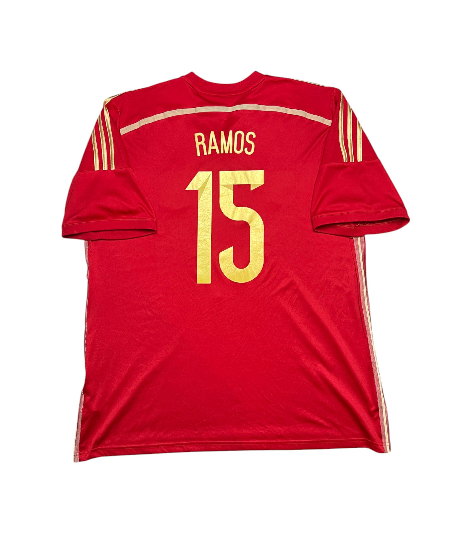 Spanien 2014 "Sergio Ramos" Heim Trikot (XXL) adidas