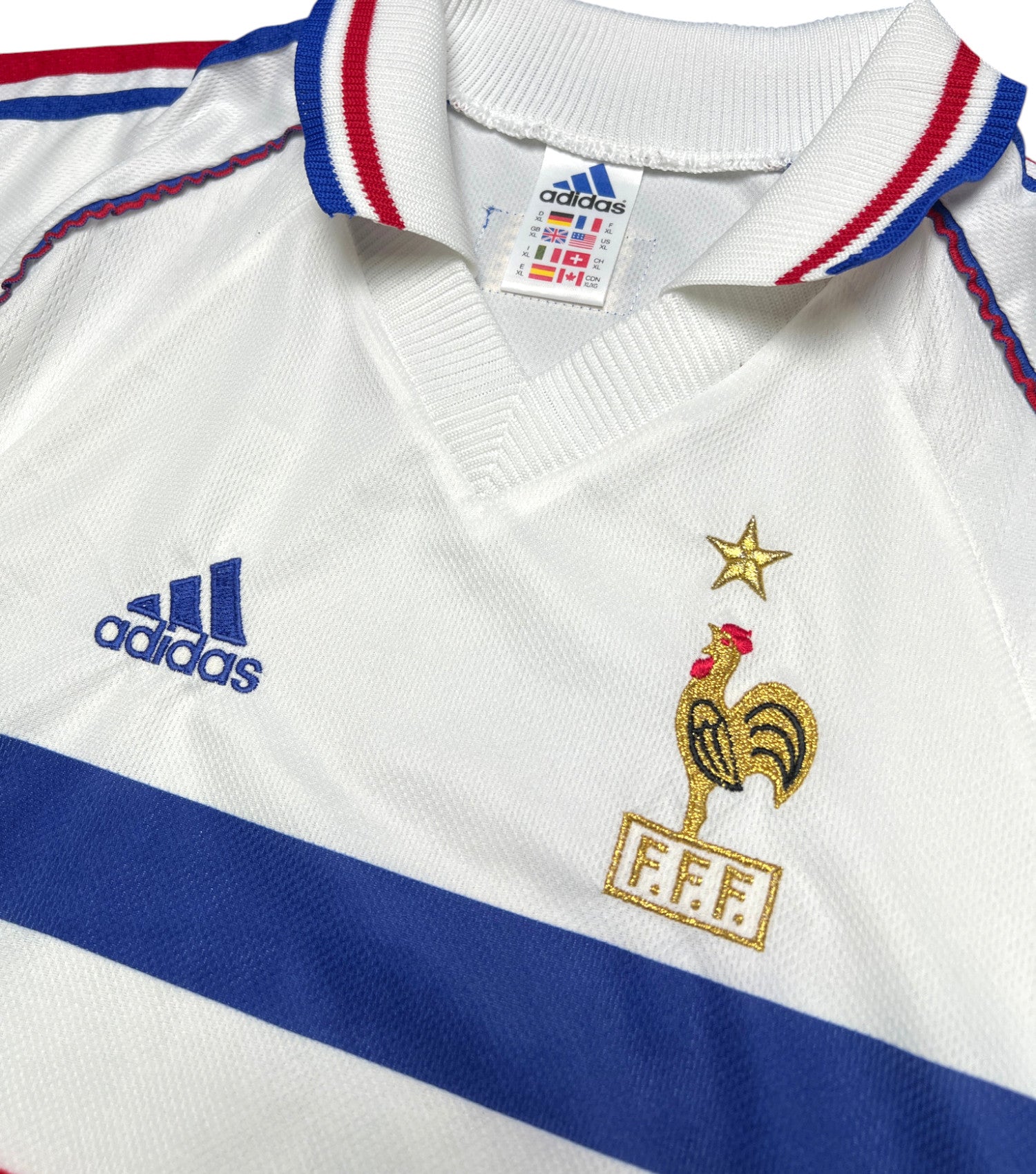 Frankreich 1998-00 Auswärts Trikot (XL) adidas