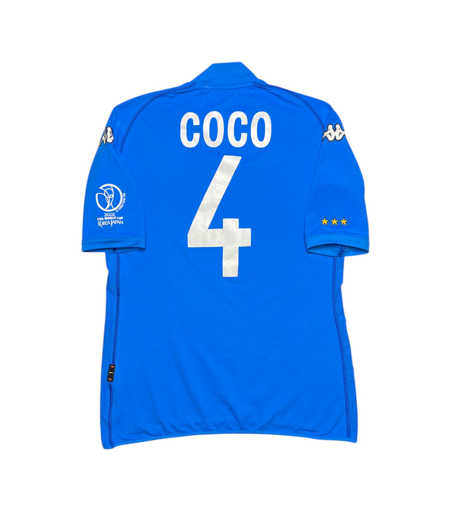 [SPIELVORBEREITET/SPIELGETRAGEN] Italien 2002 "Coco" Heim Trikot (L) Kappa