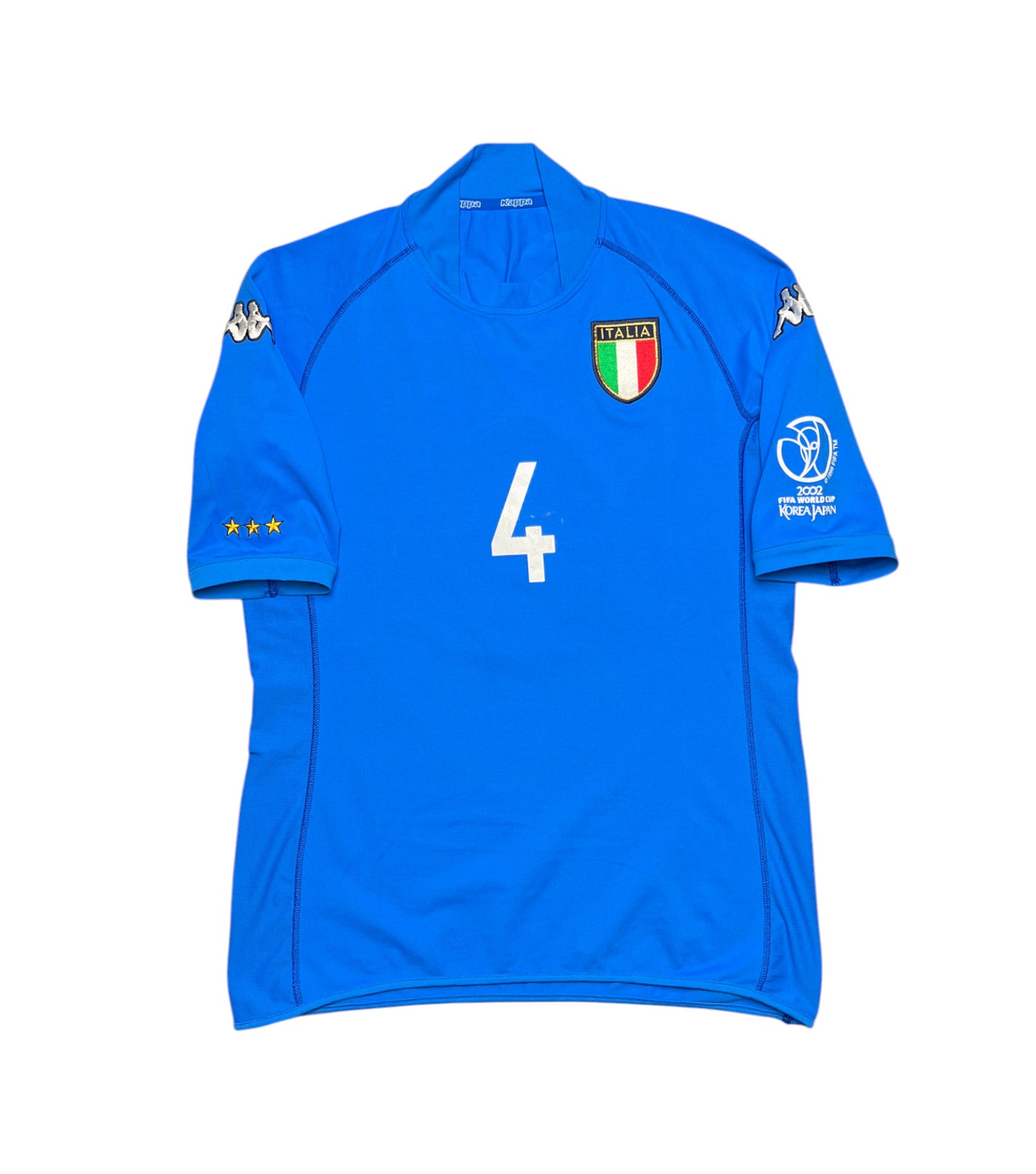 [SPIELVORBEREITET/SPIELGETRAGEN] Italien 2002 "Coco" Heim Trikot (L) Kappa