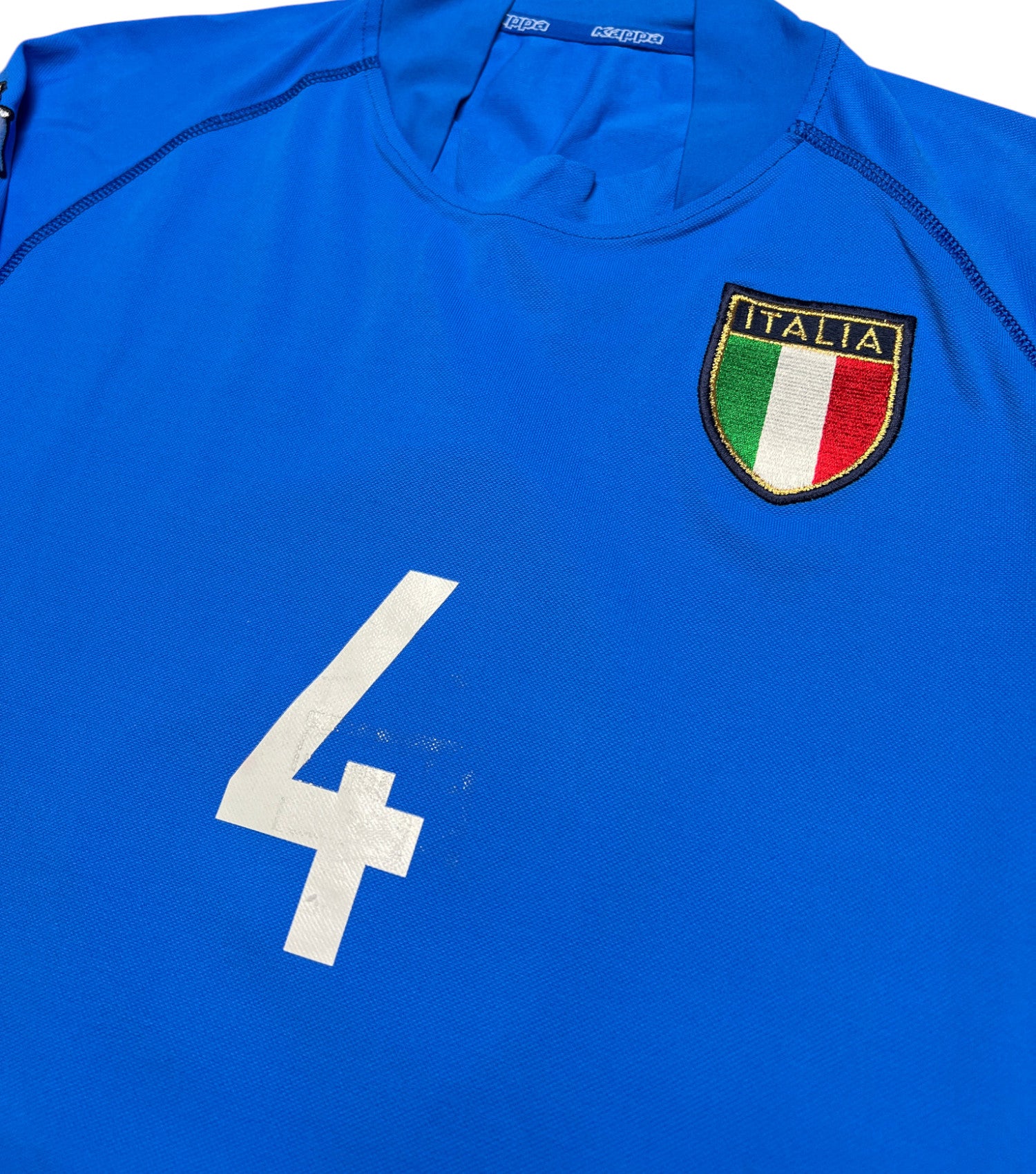 [SPIELVORBEREITET/SPIELGETRAGEN] Italien 2002 "Coco" Heim Trikot (L) Kappa