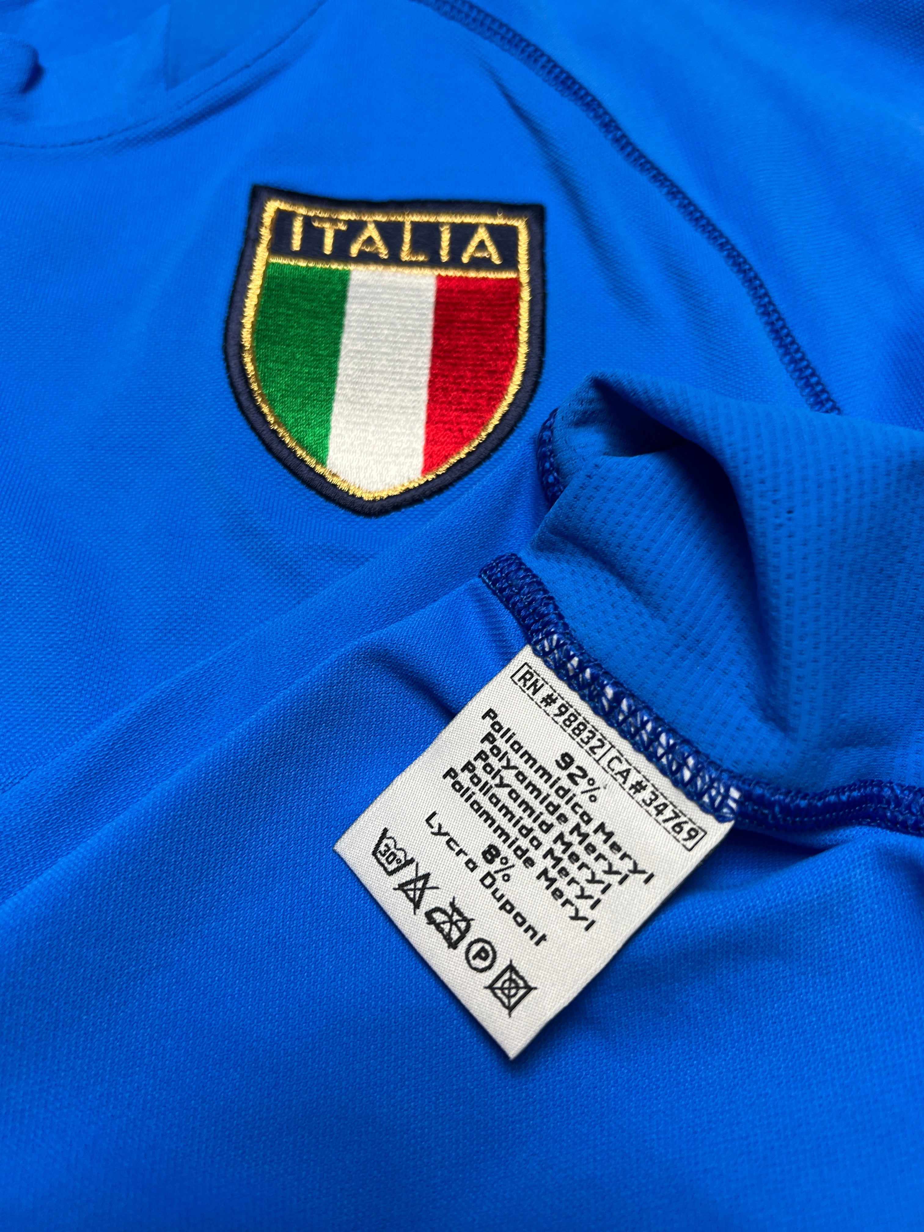 [SPIELVORBEREITET/SPIELGETRAGEN] Italien 2002 "Coco" Heim Trikot (L) Kappa