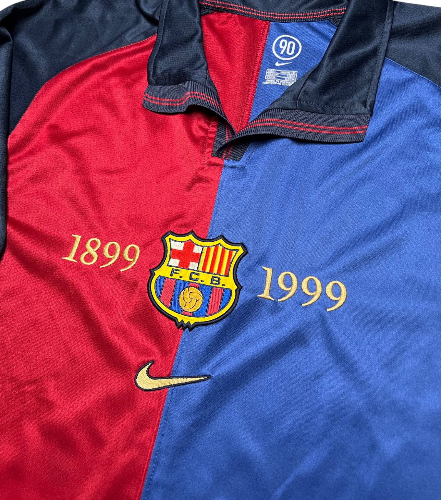 Barcelona 1999-00 Heim Trikot (L) nike *100 Jahre*