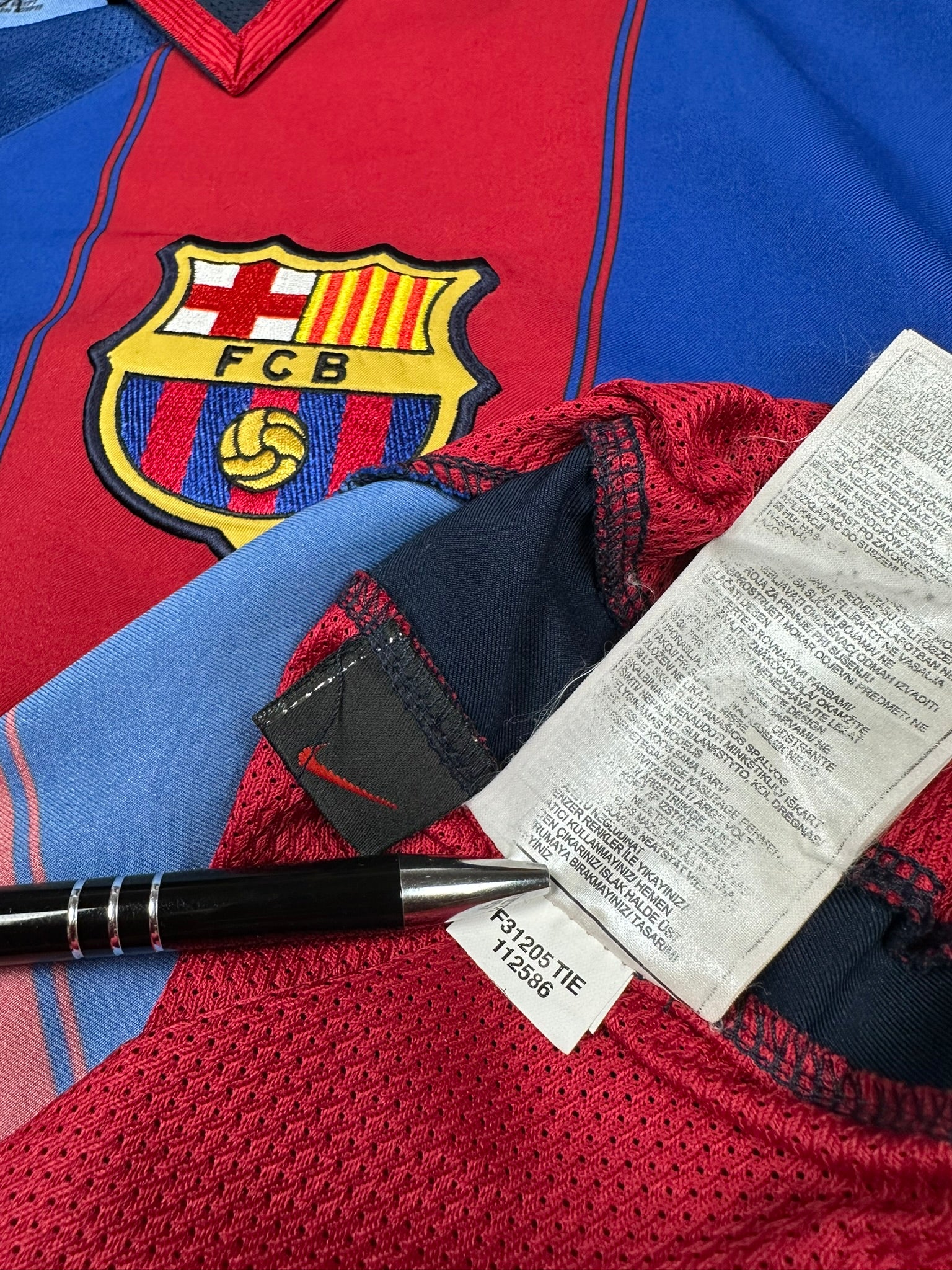 Barcelona 2003-04 "Quaresma" Heim Trikot XXL nike