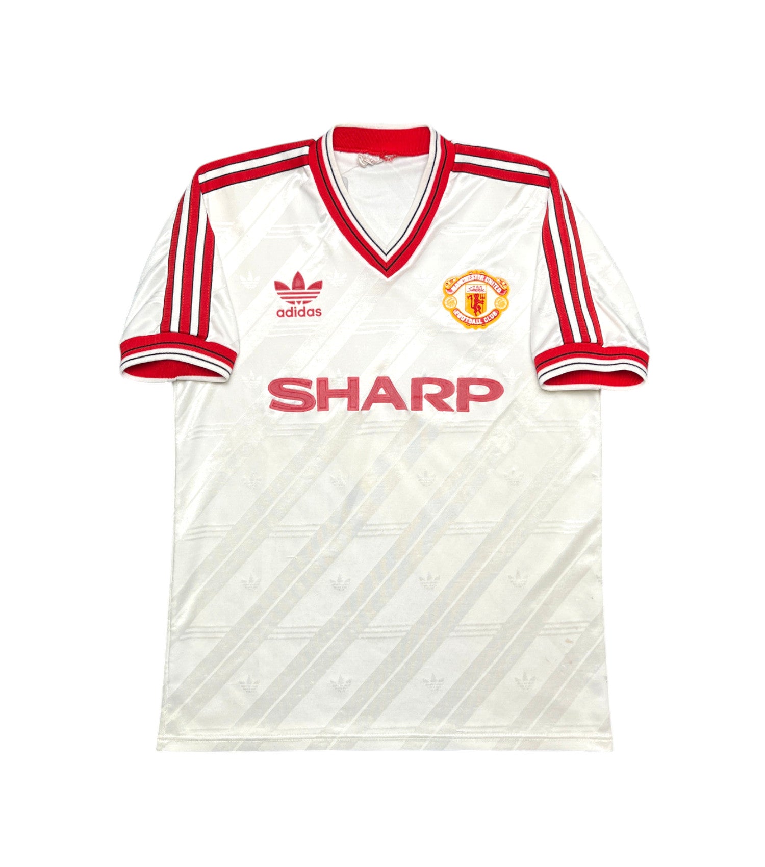 Manchester United 1986-88 Auswärts Trikot (XS) adidas