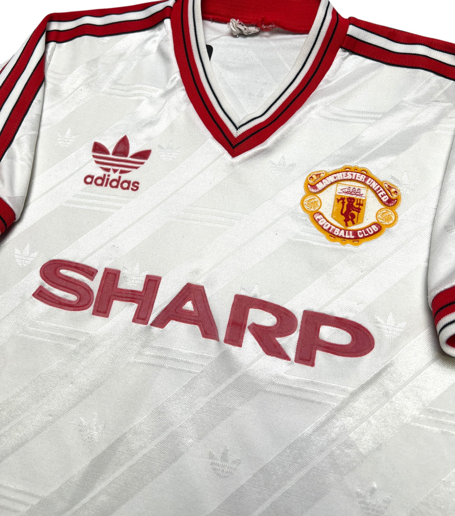 Manchester United 1986-88 Auswärts Trikot (XS) adidas