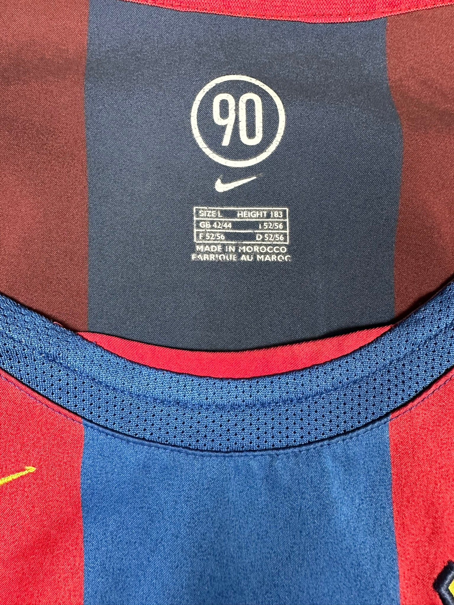 Barcelona 2004-05 "Ronaldinho" Heim Trikot L nike