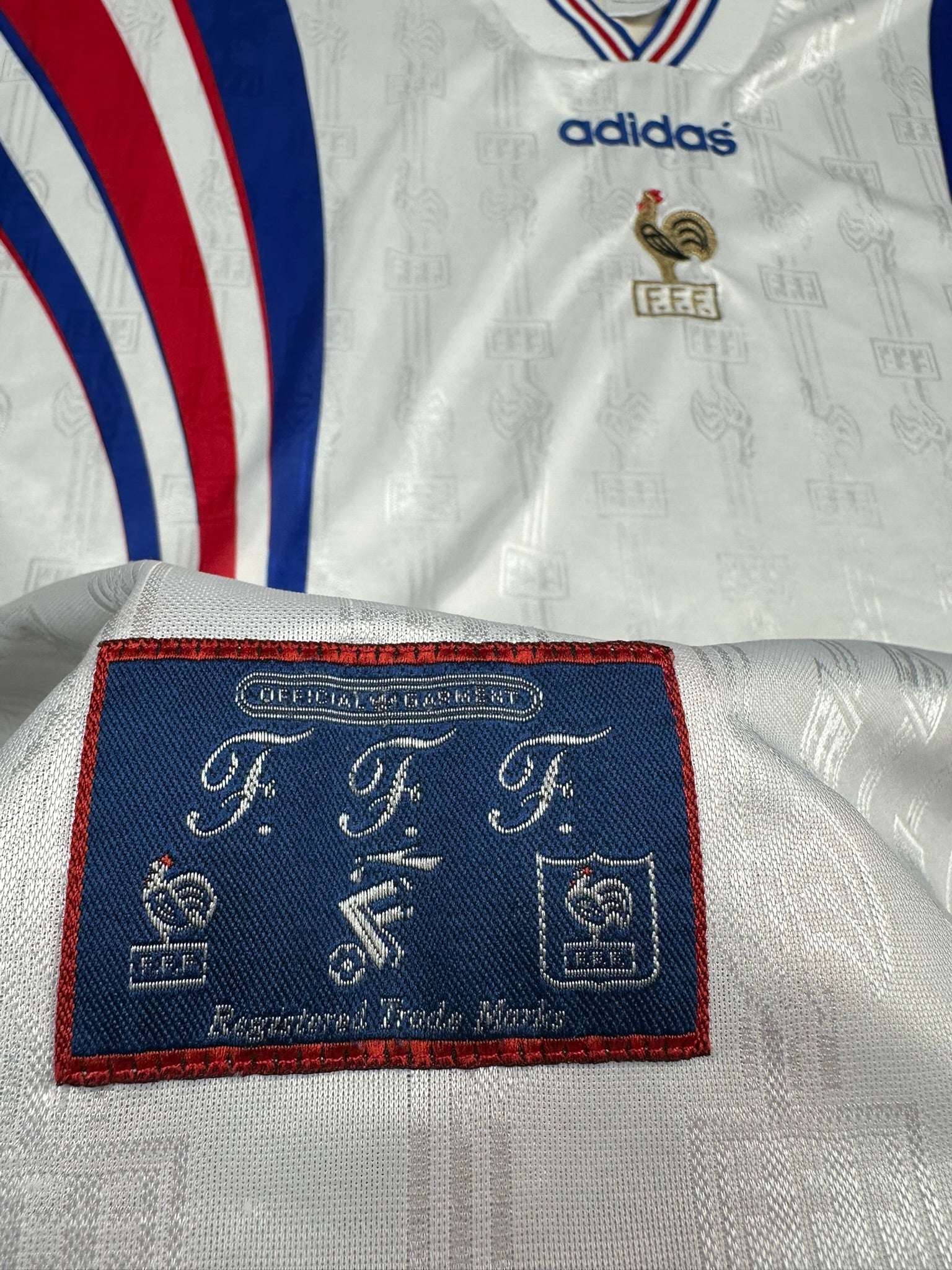 Frankreich 1996 Auswärts Trikot L Adidas