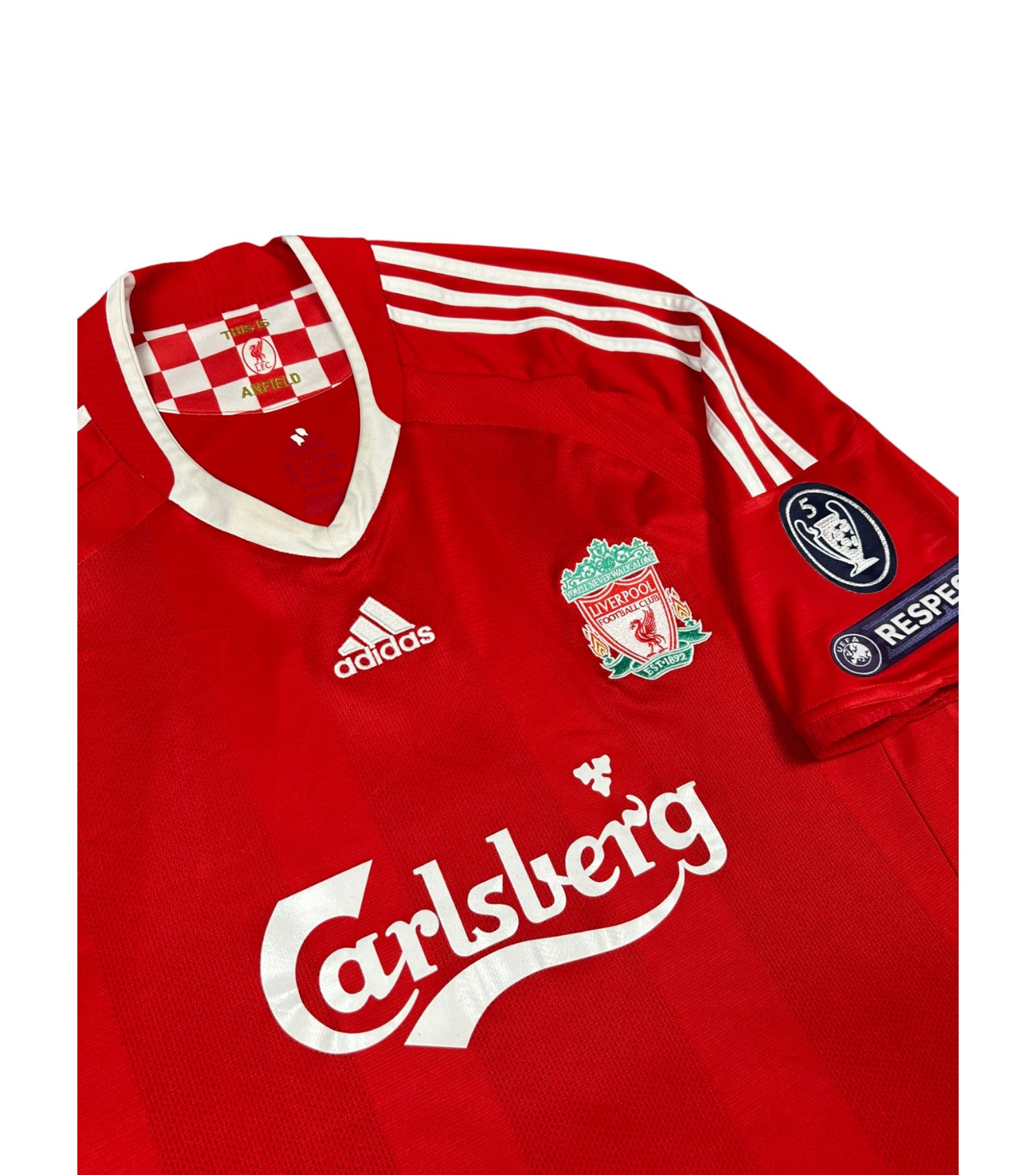 Liverpool 2008-10 "Gerrard" Heim Trikot XXL adidas