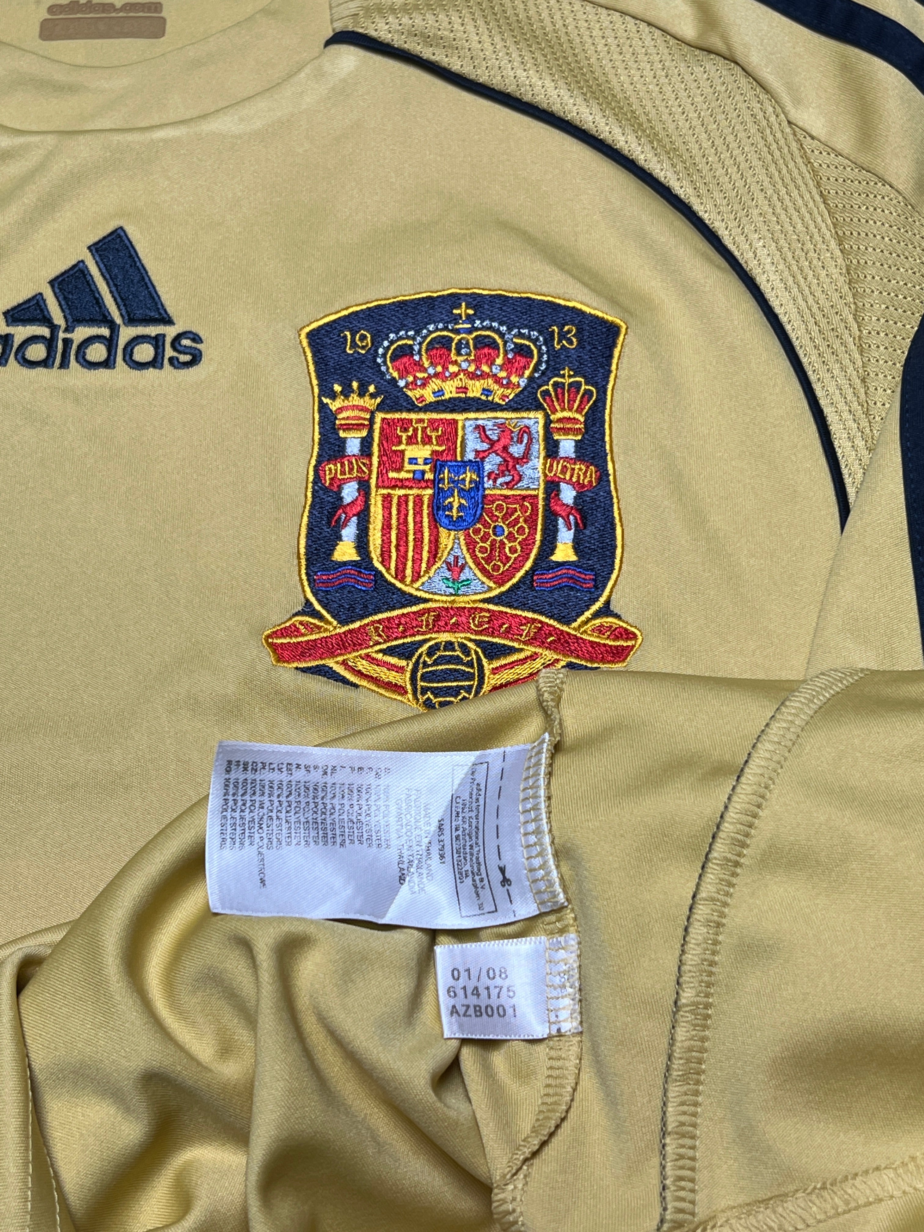 Spanien 2008-09 "Torres" Auswärts Trikot (S) adidas