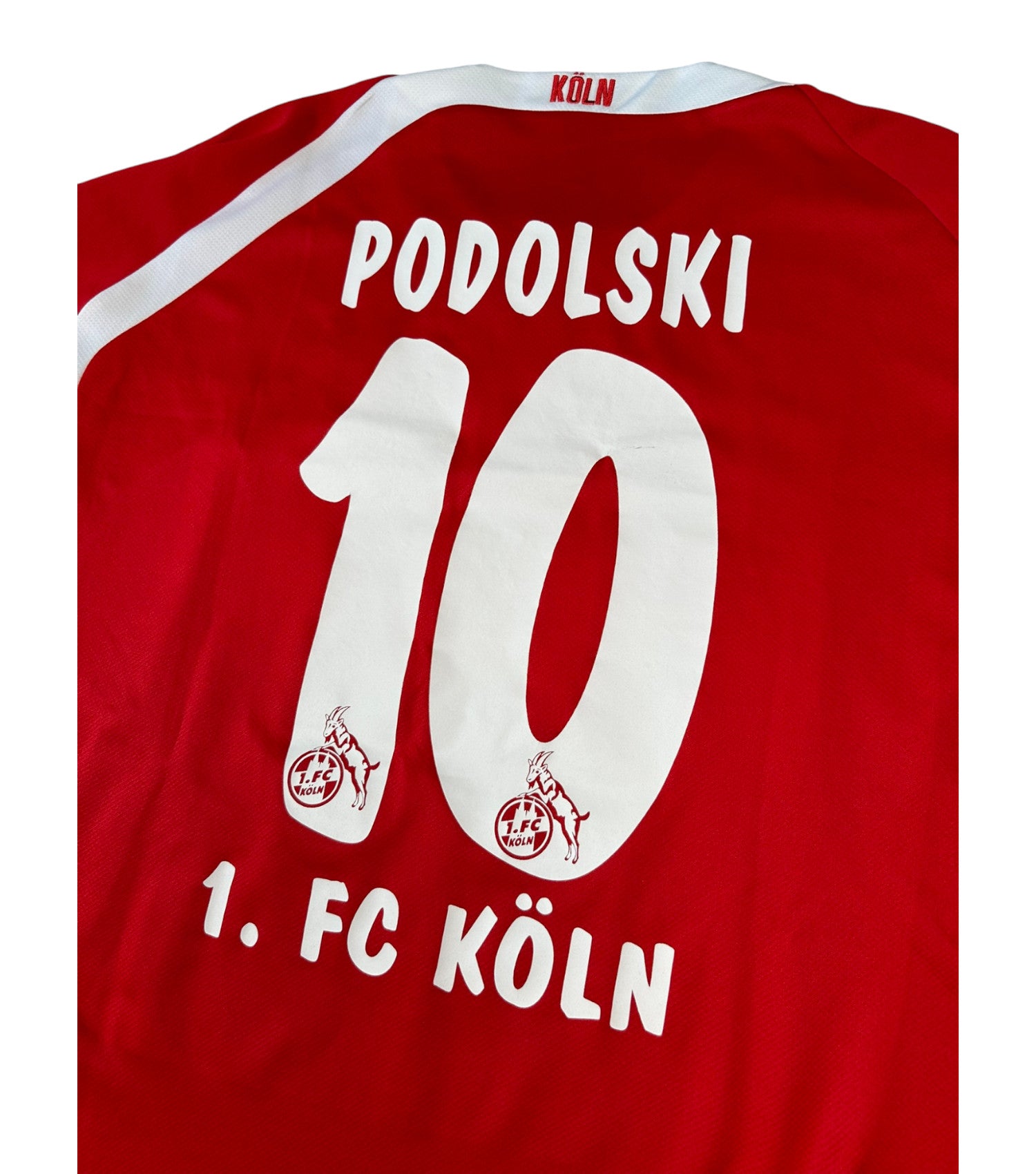 1.FC Köln 2009-10 "Podolski" Heim Trikot M reebok