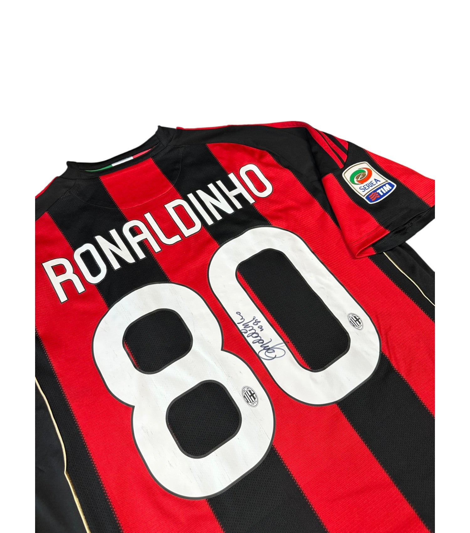 AC Mailand 2010-11 "Ronaldinho" Heim Trikot XL adidas
