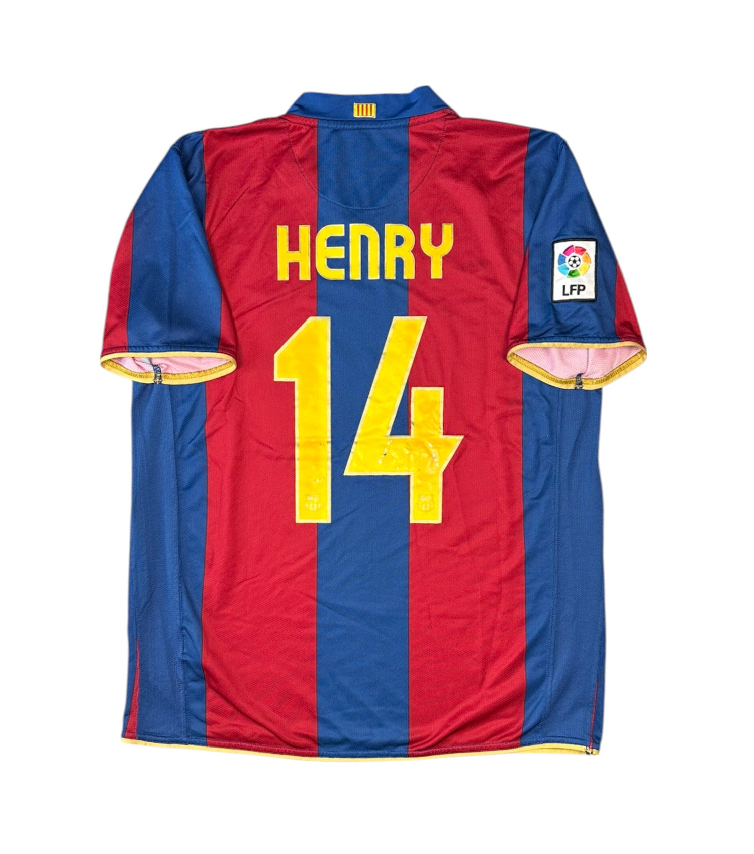 Barcelona 2007-08 "Henry" Heim Trikot L nike