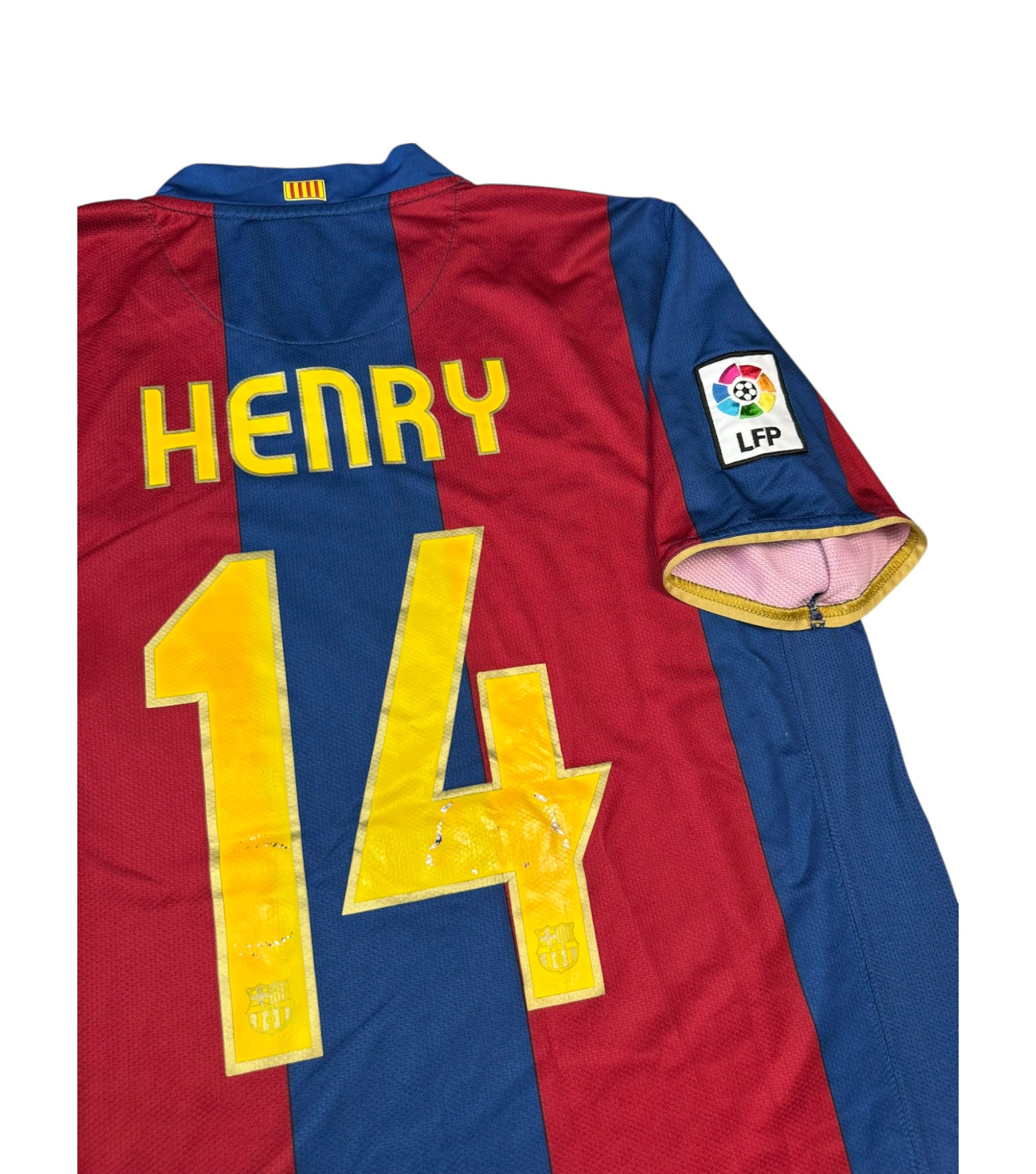 Barcelona 2007-08 "Henry" Heim Trikot L nike