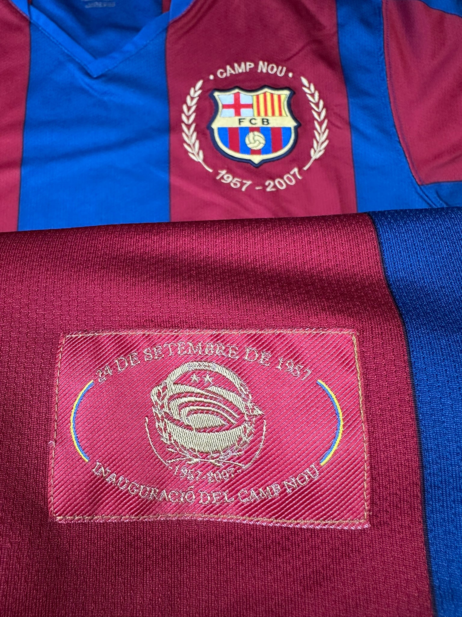 Barcelona 2007-08 "Henry" Heim Trikot L nike