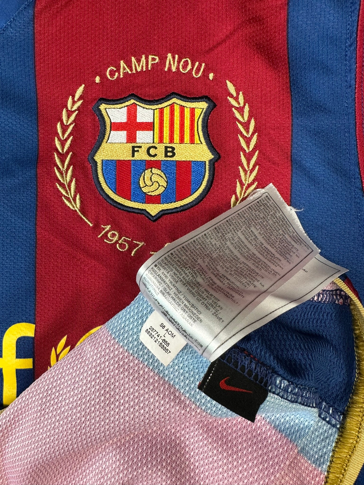 Barcelona 2007-08 "Henry" Heim Trikot L nike